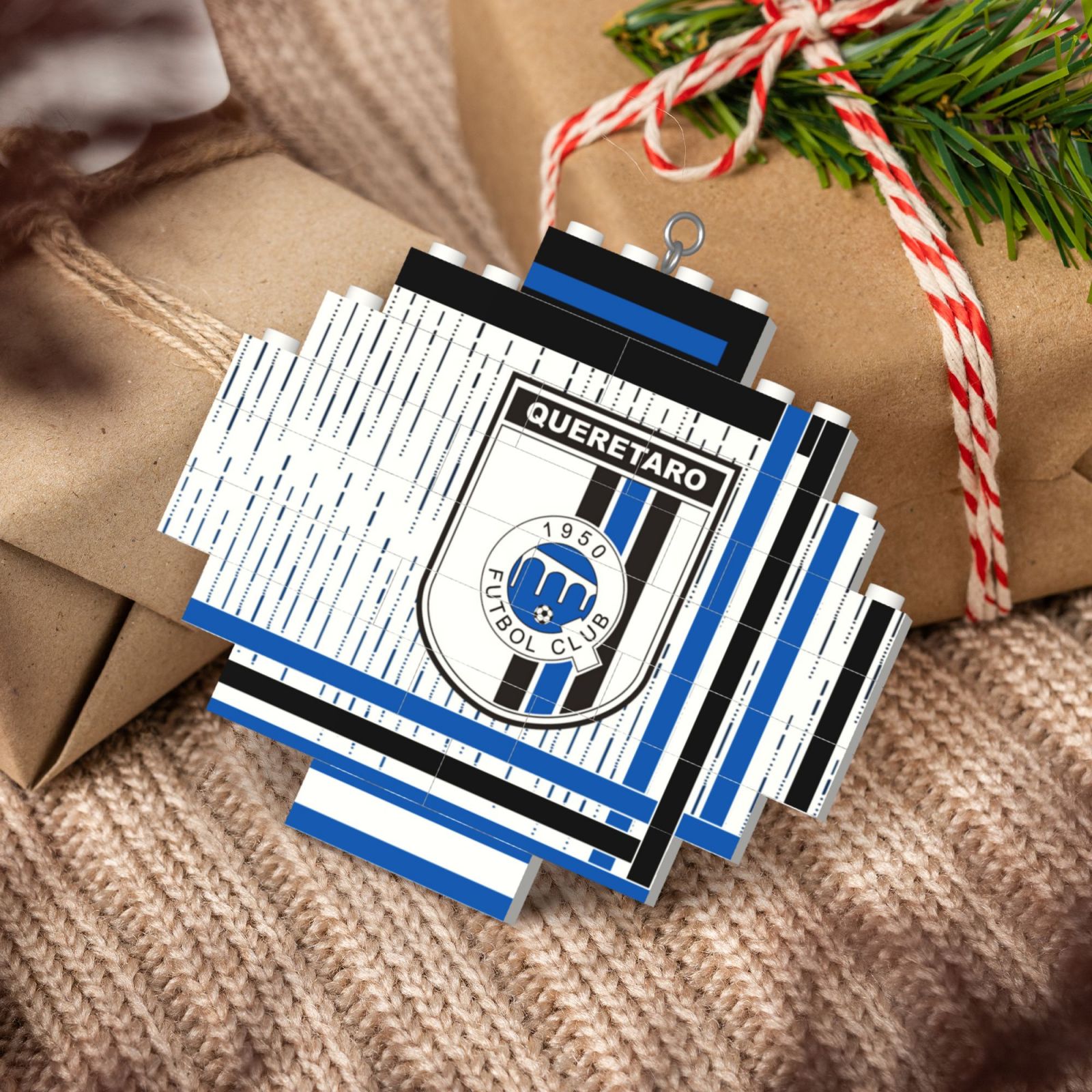 Queretaro Building Block Puzzle Ornament BBP2183 - Soccerfana