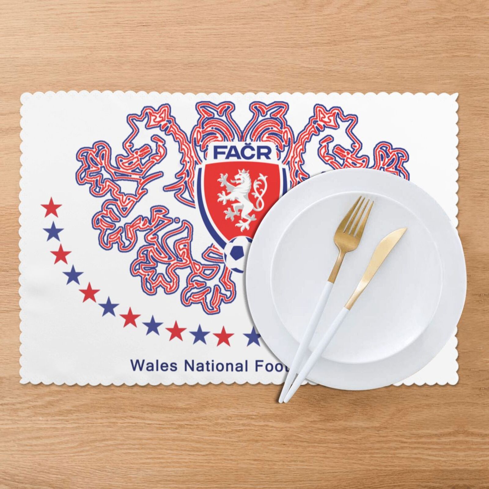 Czech Placemat Set Of 6 PFD2304 - Soccerfana