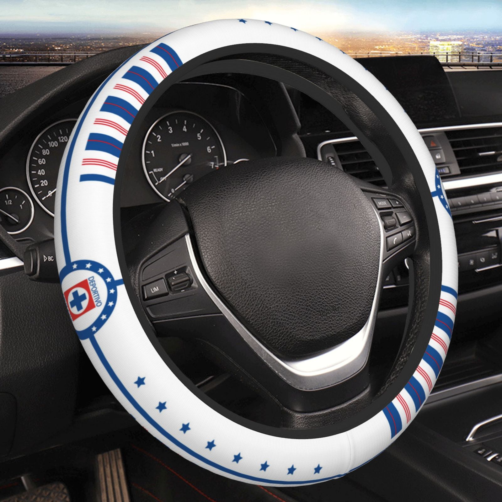 Cruz Azul Steering Wheel Cover ESW2423 - Soccerfana