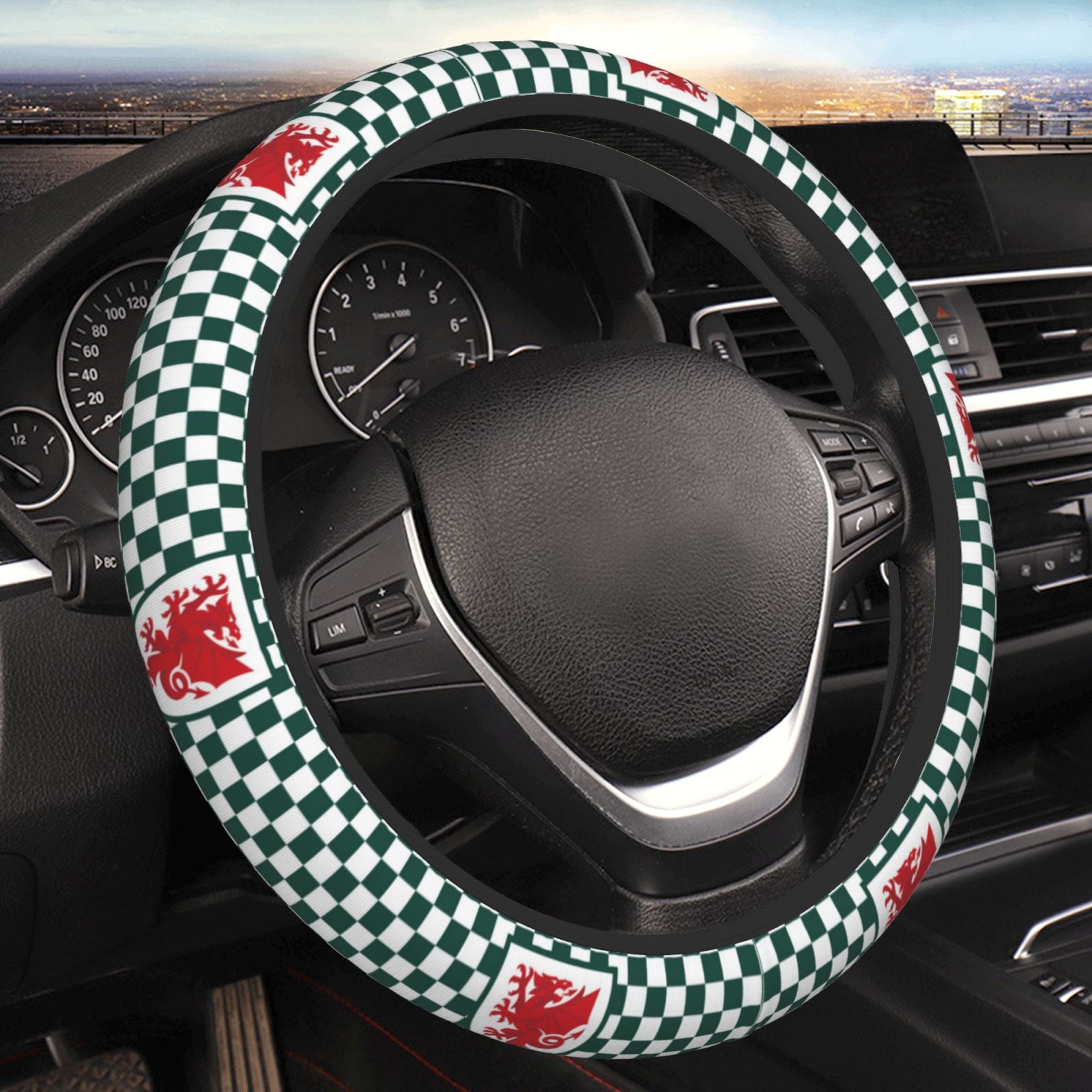 Wales Steering Wheel Cover ESW2371 - Soccerfana