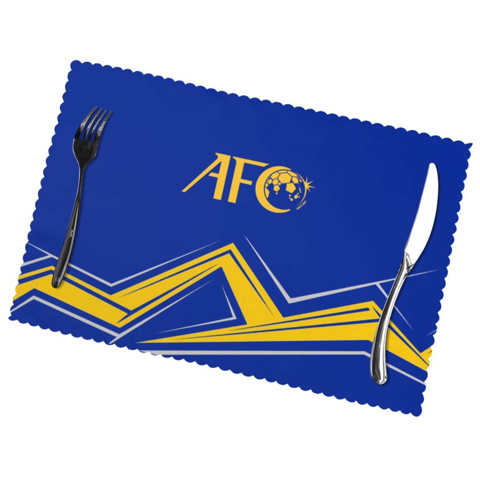 Asian Football Confederation Placemat Set Of 6 PFD2277 - Soccerfana