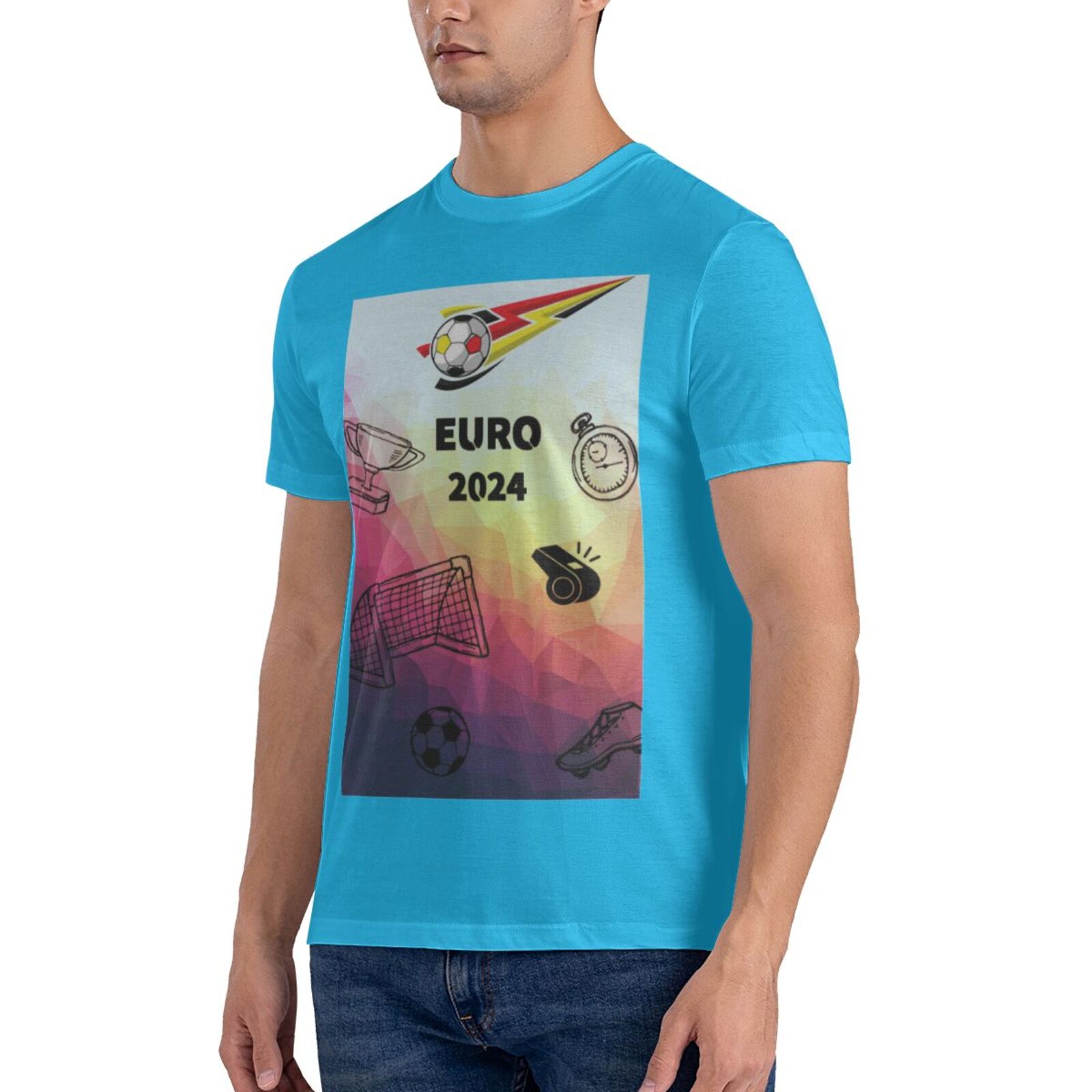 Men's Germany EURO 2024 Basic Short Sleeve T-Shirt BST1771 - Soccerfana