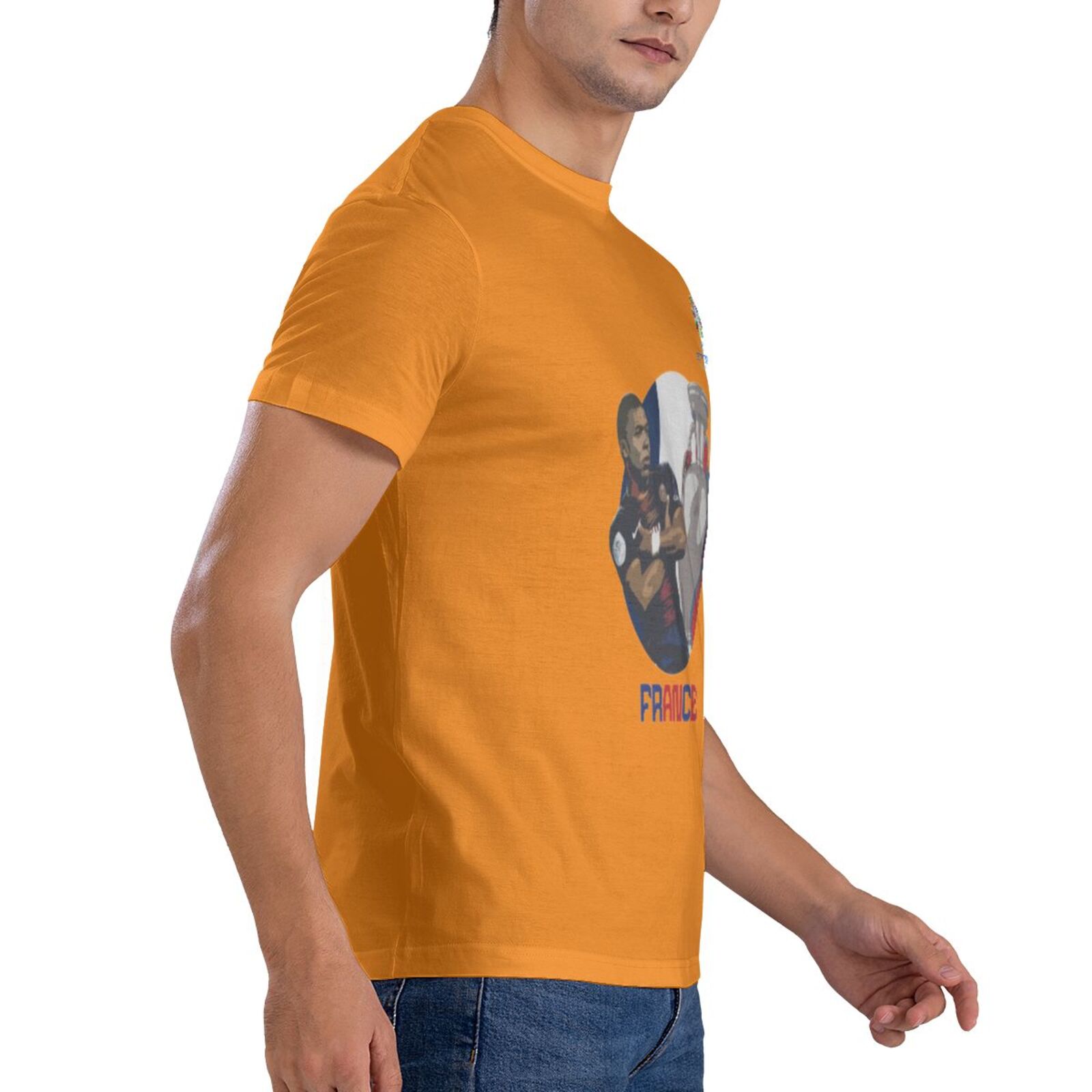 Men's France EURO 2024 Basic Short Sleeve T-Shirt BST1729 - Soccerfana