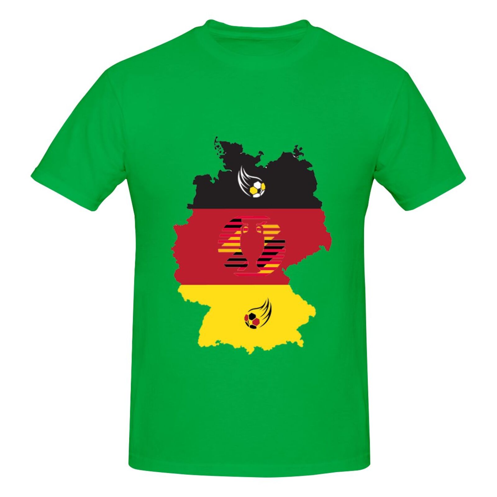 Men's Germany EURO 2024 Basic Short Sleeve T-Shirt BST1770 - Soccerfana