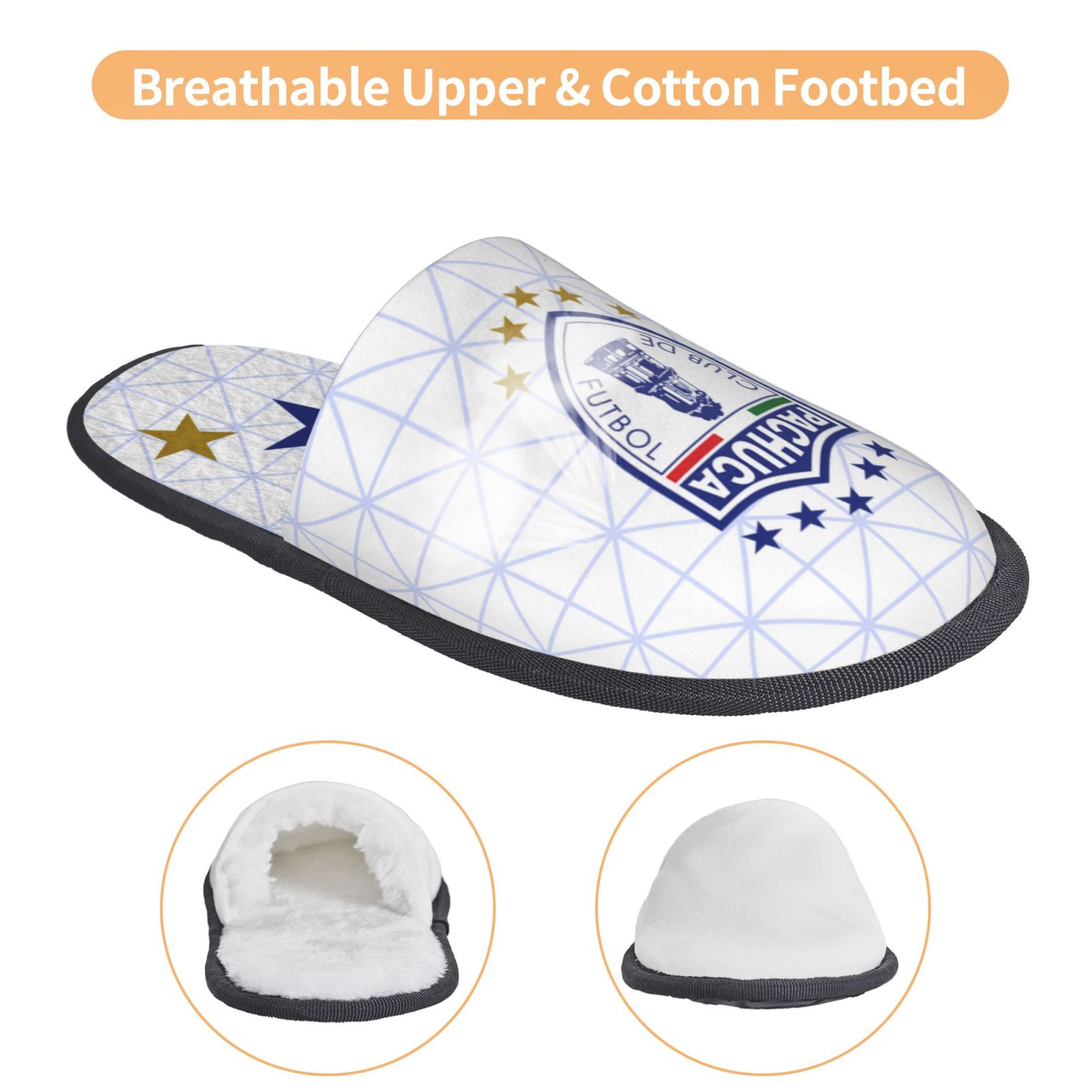 Pachuca Cotton Slippers FSP2221 - Soccerfana