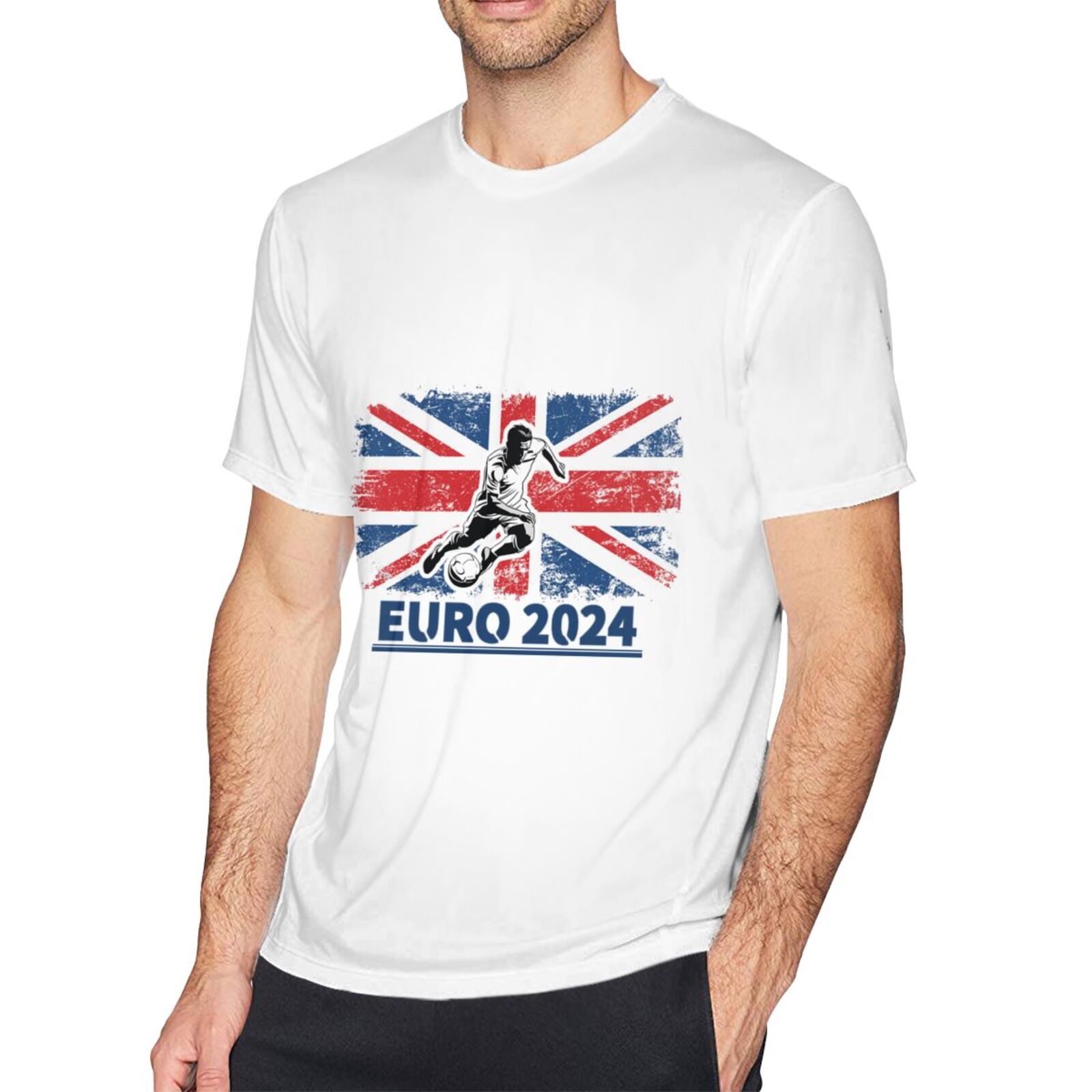 Men's England EURO 2024 Basic Short Sleeve T-Shirt BST1750 - Soccerfana