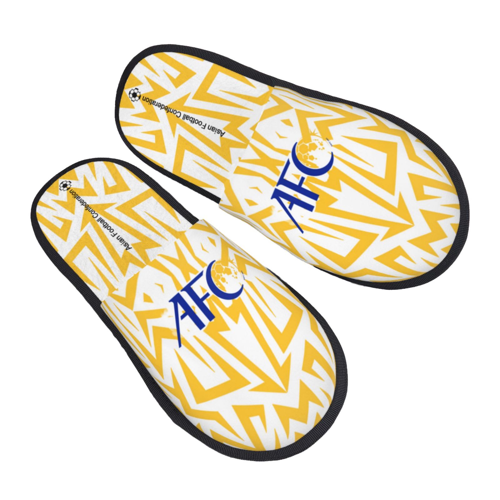 Asian Football Confederation Cotton Slippers FSP2343 - Soccerfana