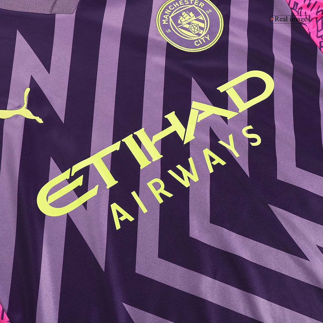 Manchester City Goalkeeper Purple Jersey 23/24 - Soccerfana
