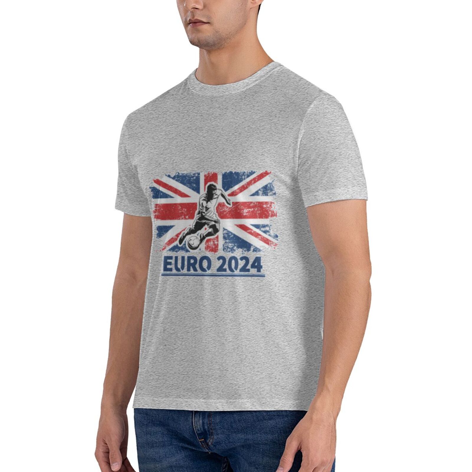 Men's England EURO 2024 Basic Short Sleeve T-Shirt BST1750 - Soccerfana