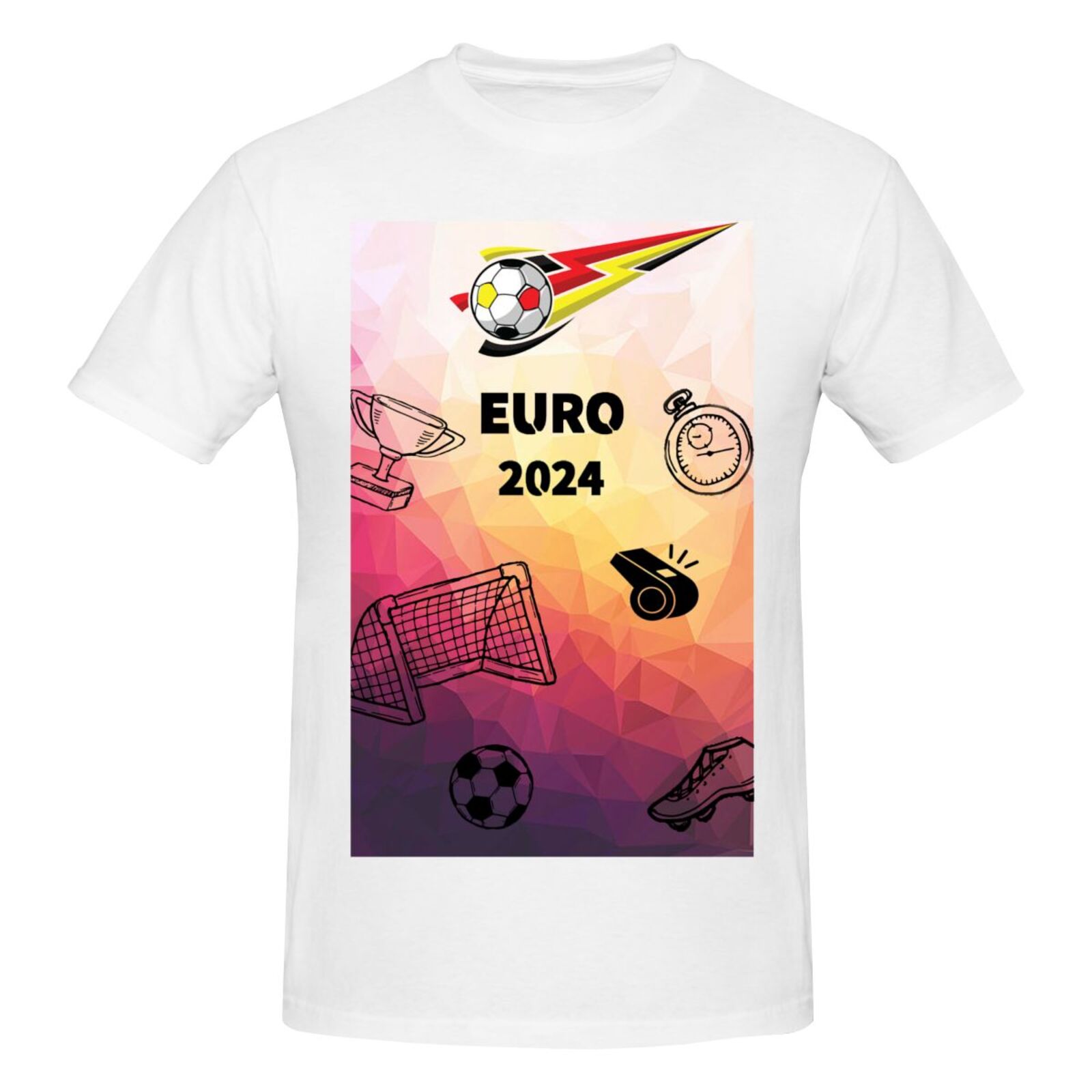 Men's Germany EURO 2024 Basic Short Sleeve T-Shirt BST1771 - Soccerfana