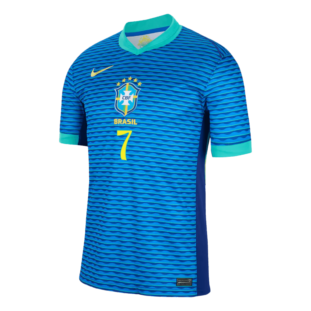 VINI JR. #7 Brazil Away Jersey Copa America 2024 - Soccerfana