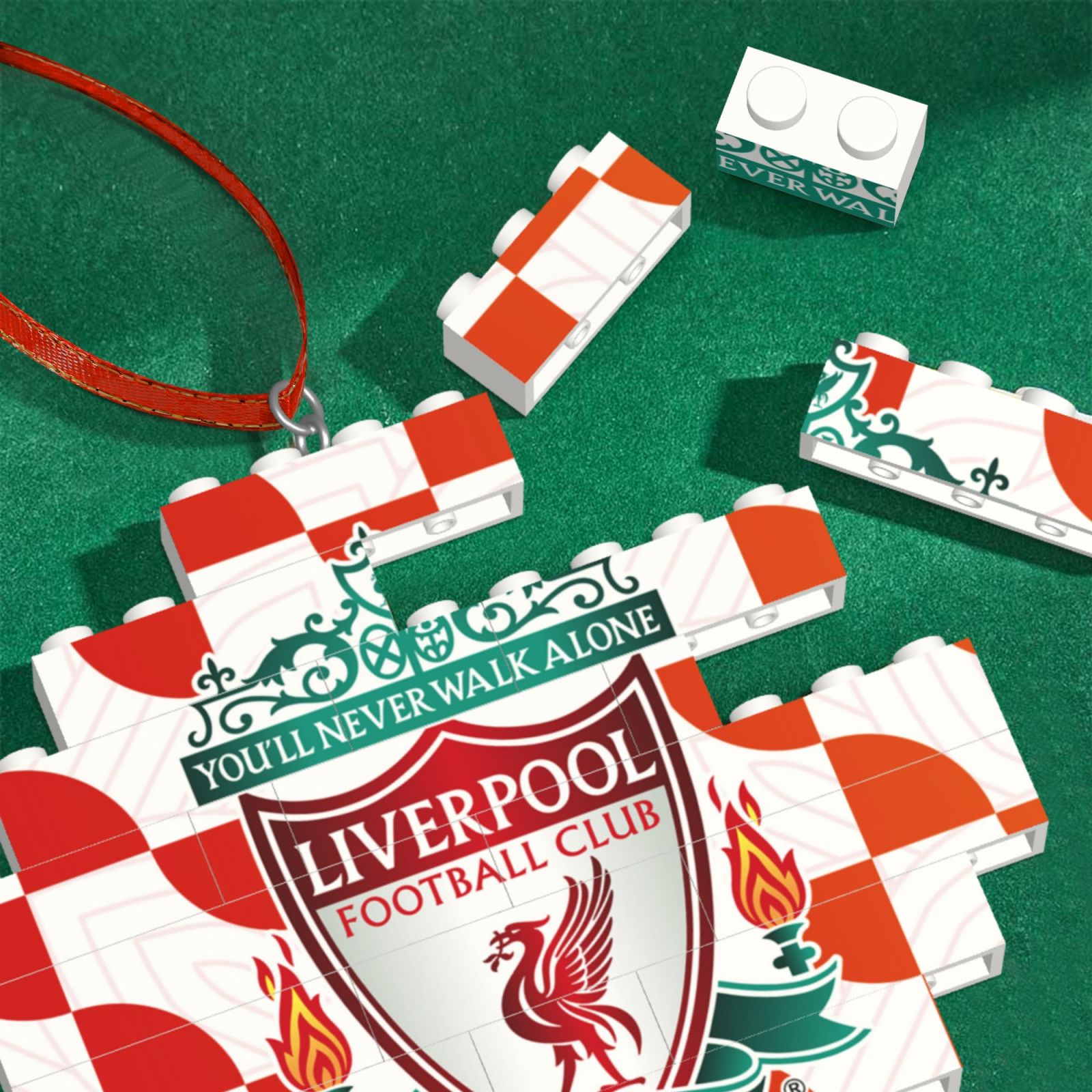 Liverpool Building Block Puzzle Ornament BBP2101 - Soccerfana