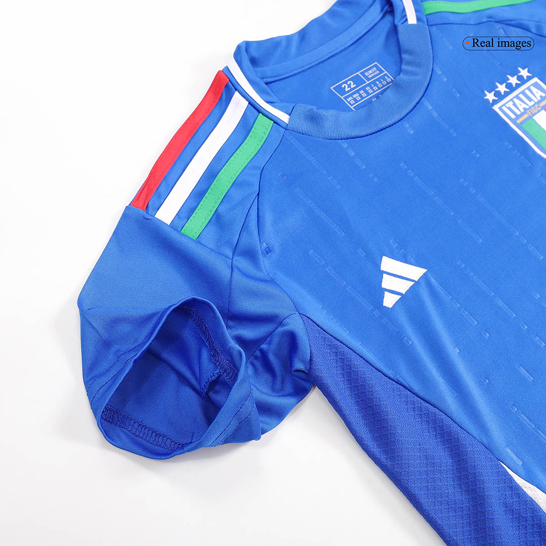 Kid's Italy Home Jersey+Shorts EURO 2024 - Soccerfana