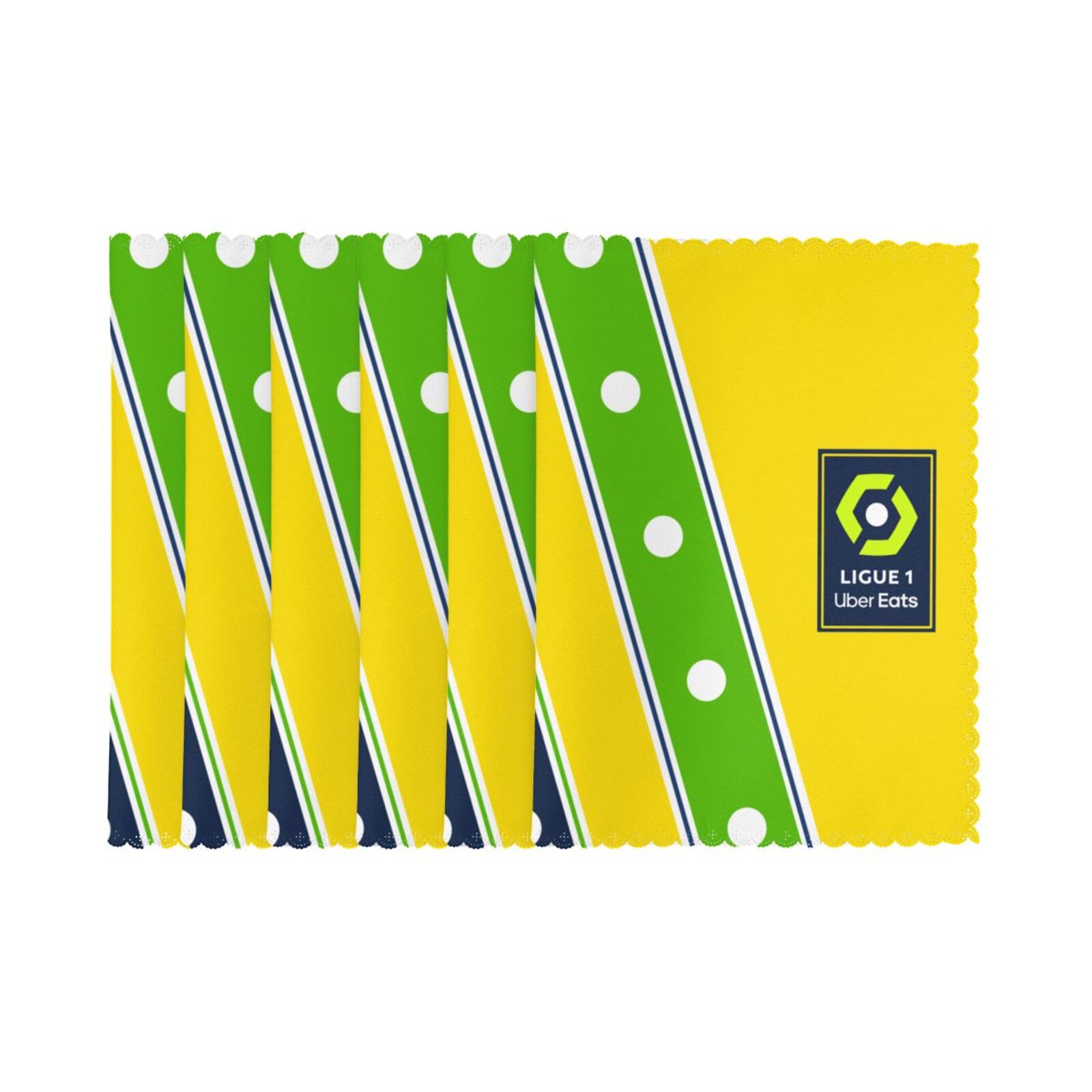 France Football League Placemat Set Of 6 PFD2259 - Soccerfana