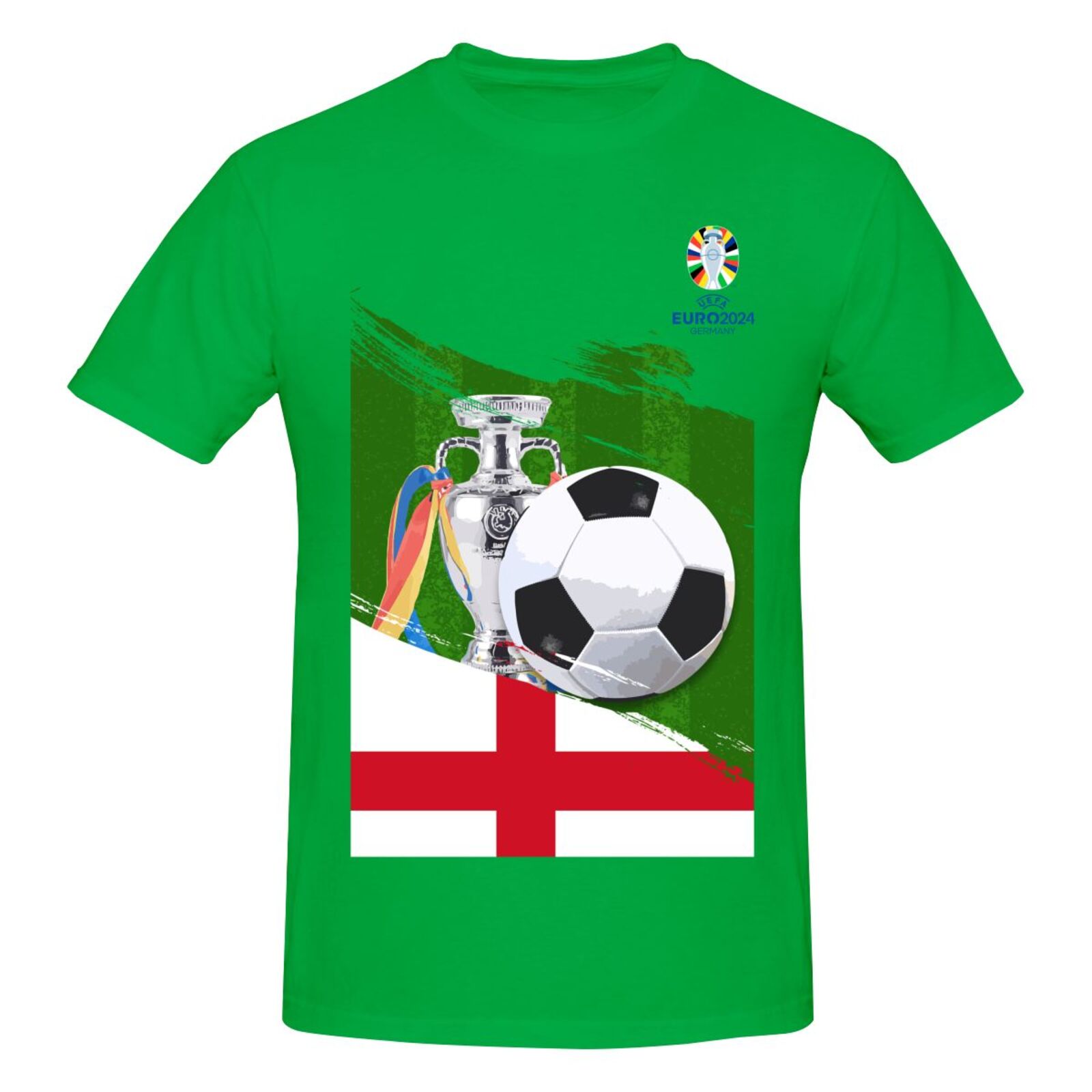 Men's England EURO 2024 Basic Short Sleeve T-Shirt BST1681 - Soccerfana