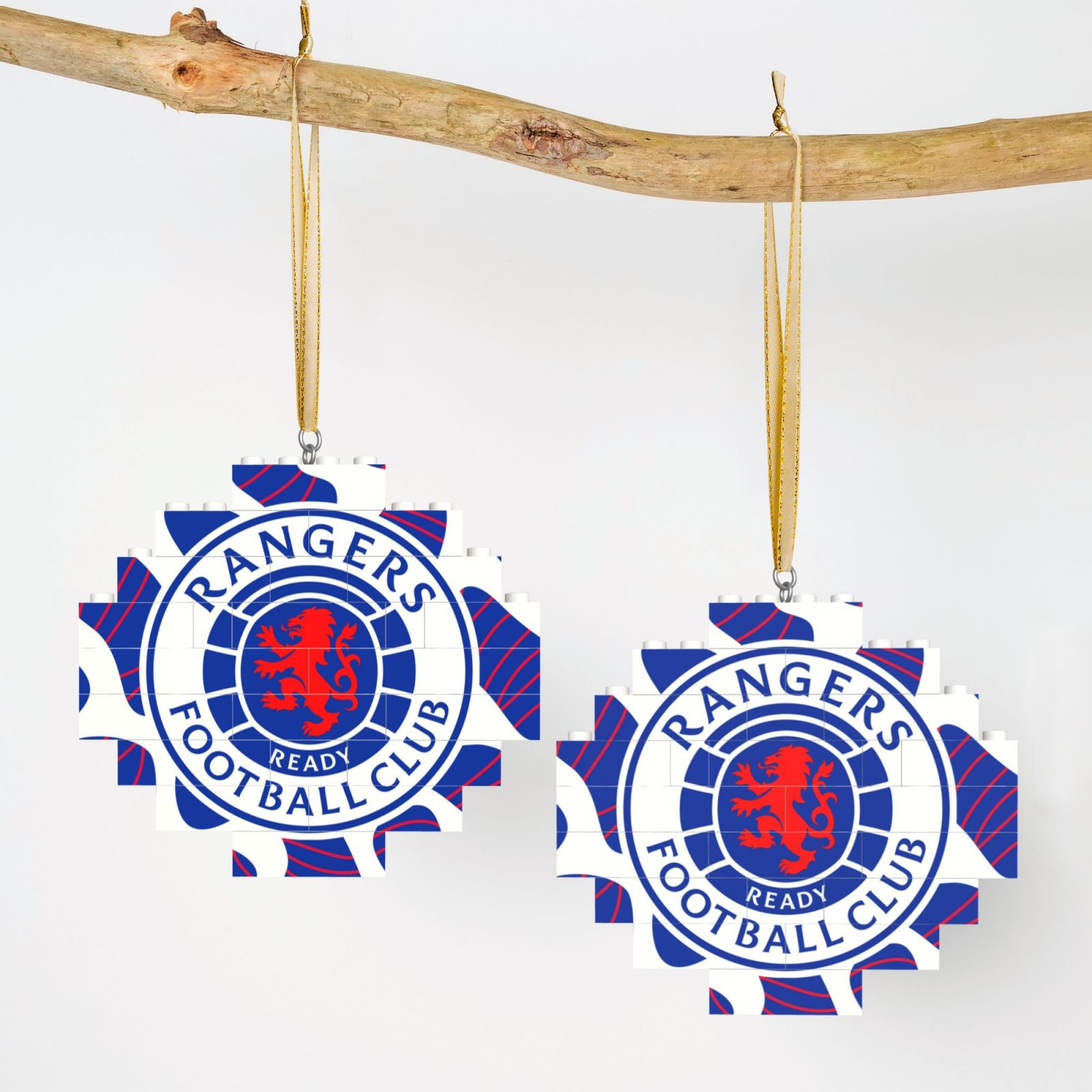 Rangers Building Block Puzzle Ornament BBP2181 - Soccerfana