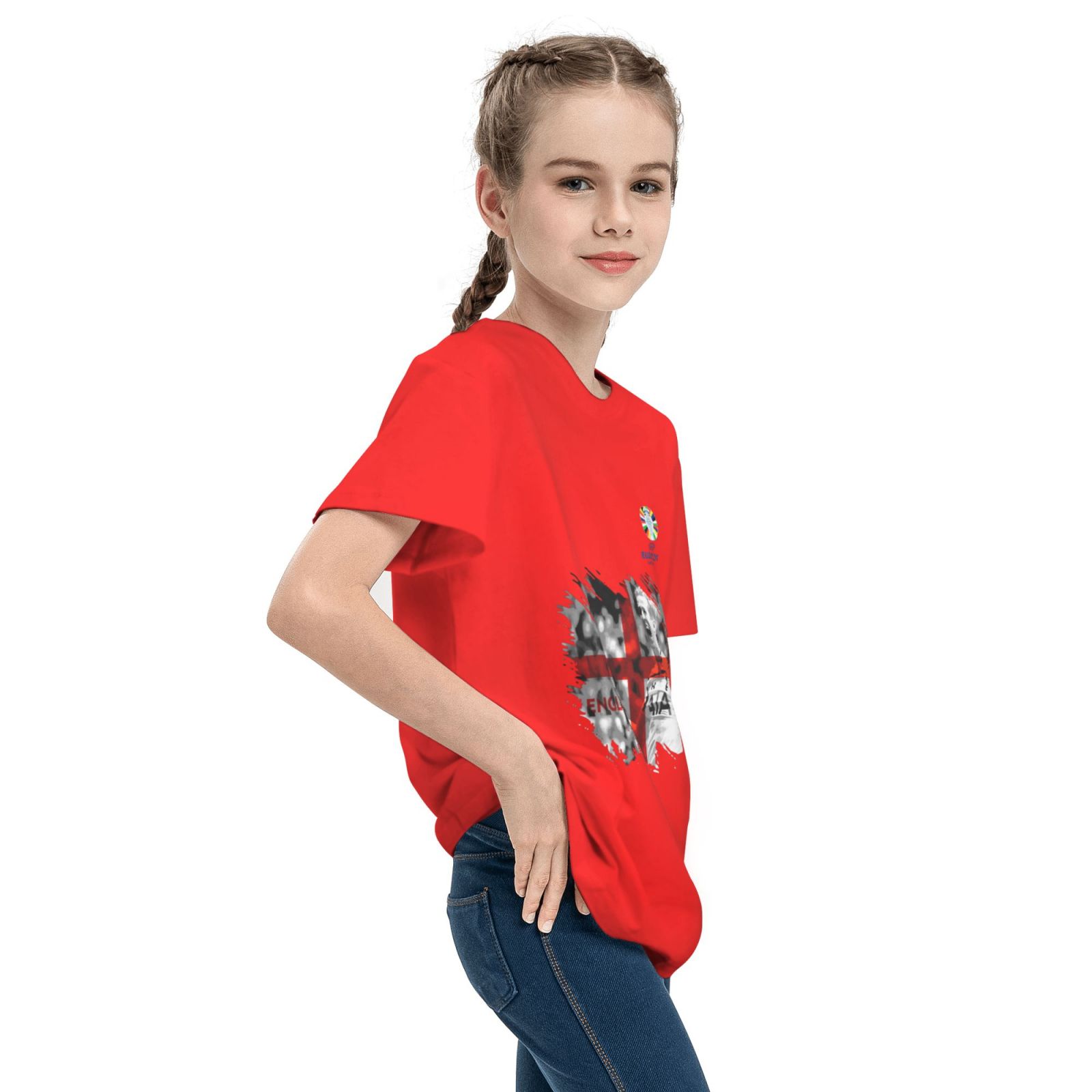 Kid's England EURO 2024 Teenage T-shirt TET1711 - Soccerfana
