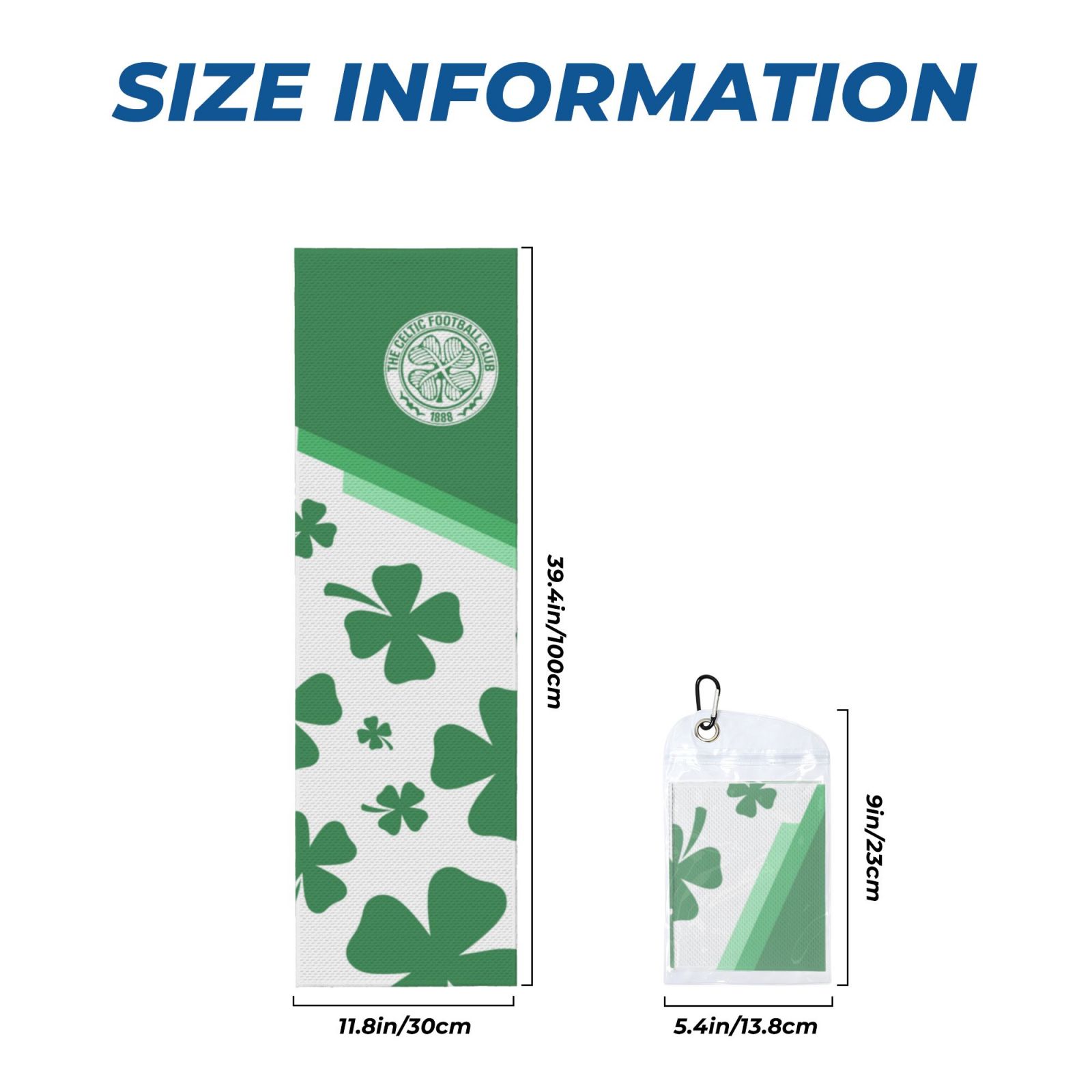 Celtic Sports Towel CET2121 - Soccerfana