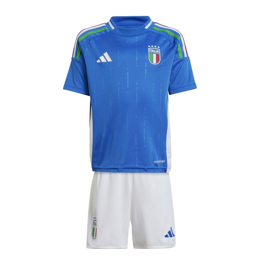 Kid's Italy Home Jersey+Shorts EURO 2024 - Soccerfana