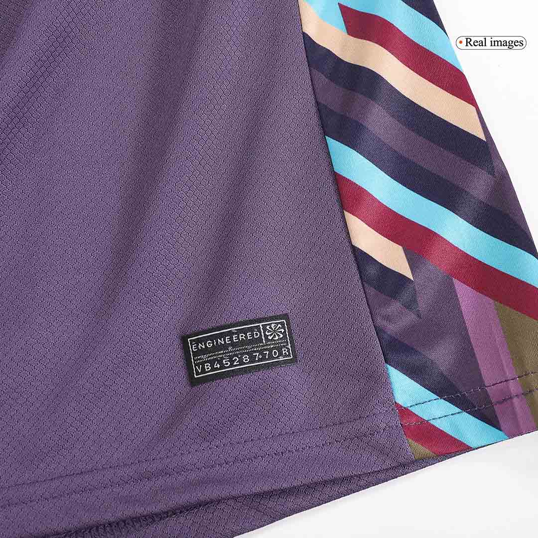 Kid's England Away Jersey+Shorts EURO 2024 - Soccerfana