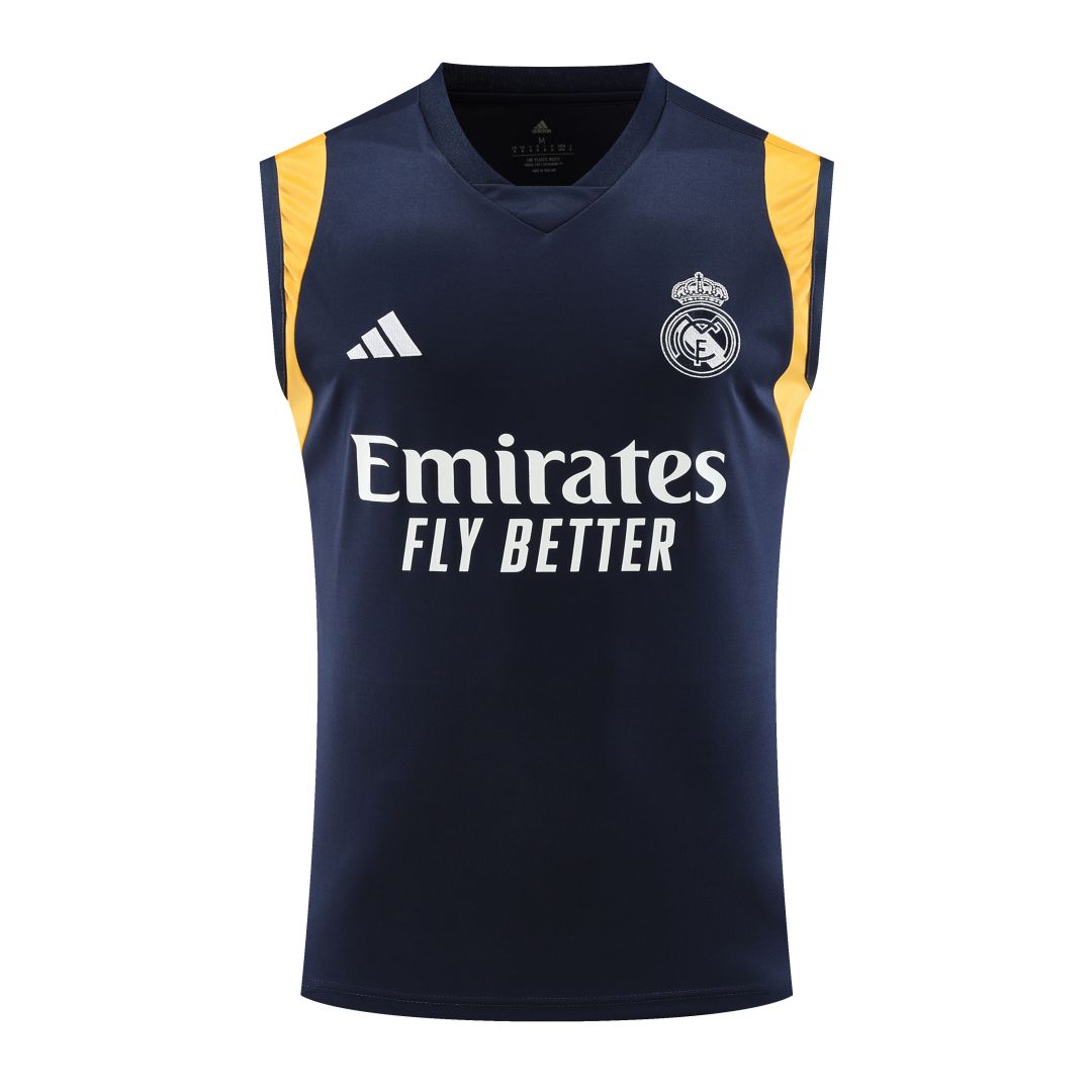 Real Madrid Navy Pre-Match Vest 23/24 - Soccerfana