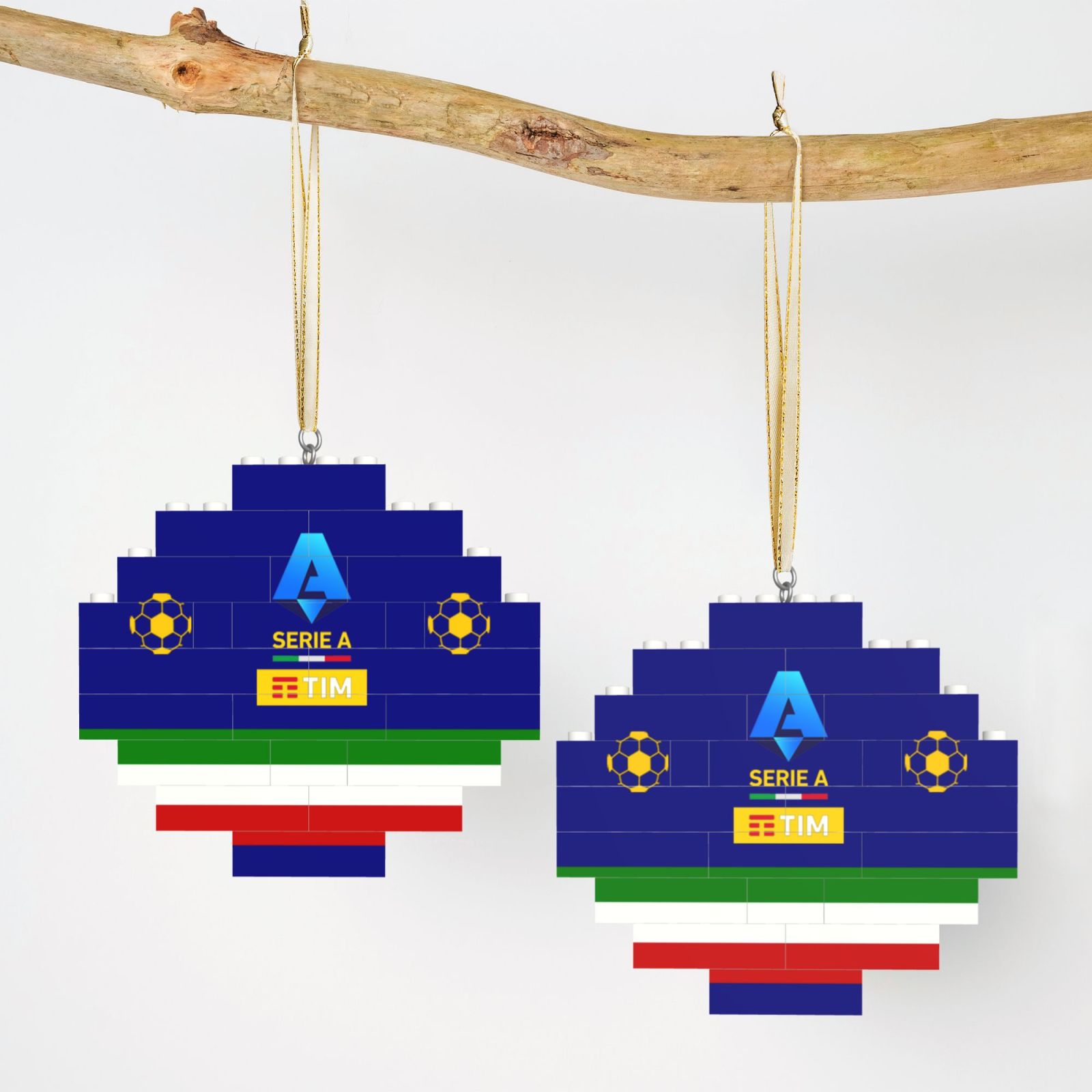 Italy Football League Building Block Puzzle Ornament BBP2024 - Soccerfana