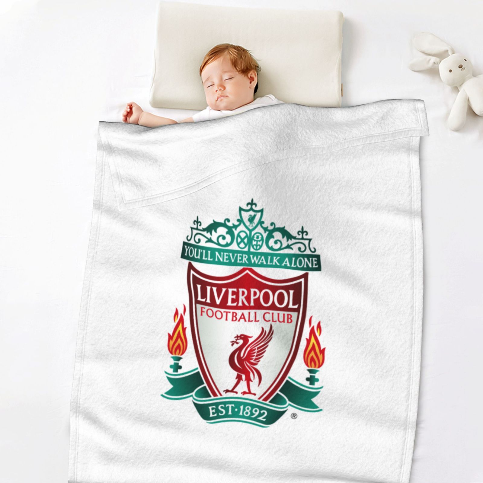 Liverpool Flannel Blanket FLB1597 - Soccerfana