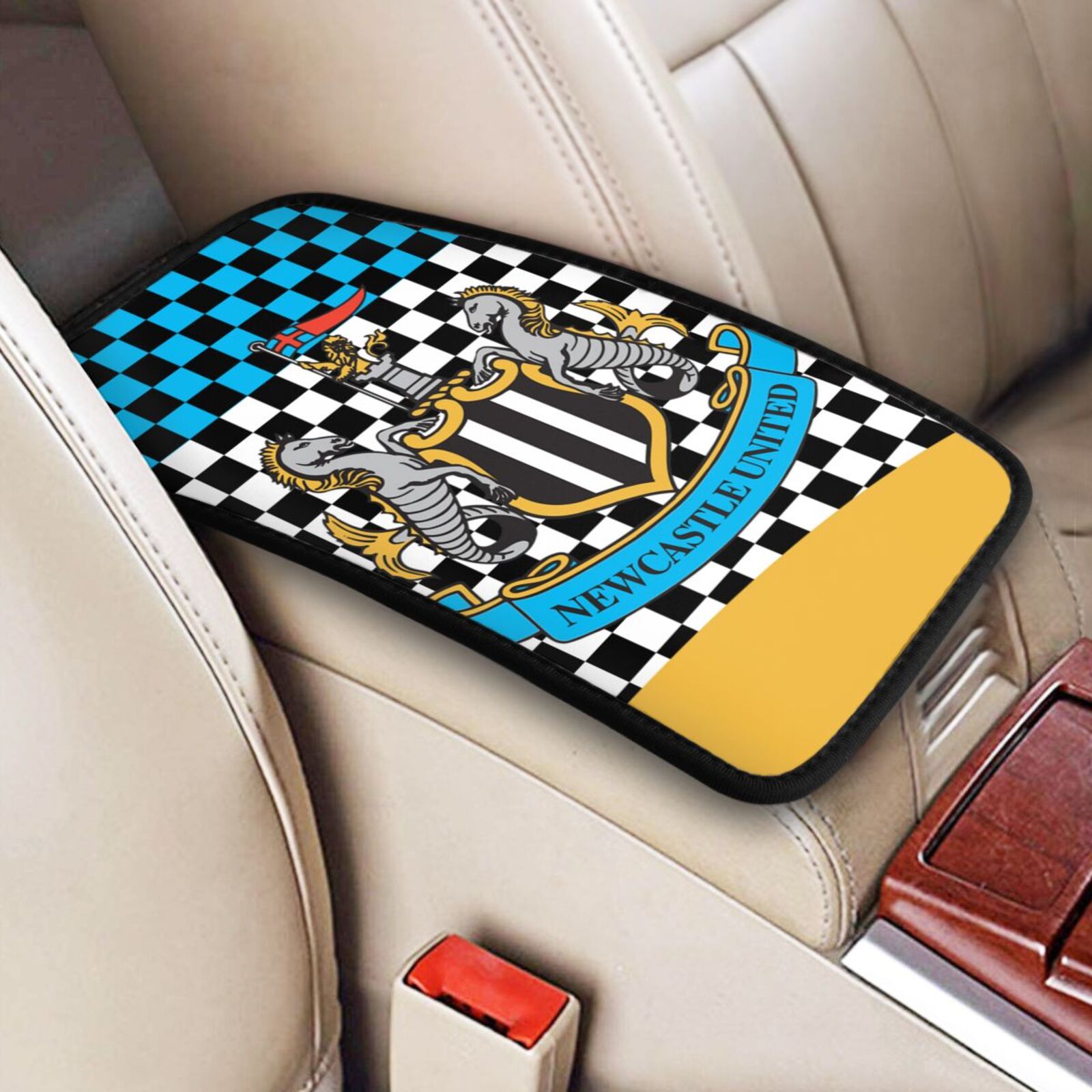 Newcastle United Car Handrail Box Cushion CHC2590 - Soccerfana