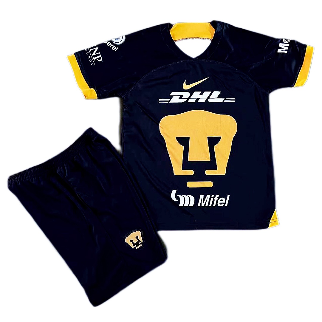 Kid's Pumas Away Jersey+Shorts 23/24 - Soccerfana