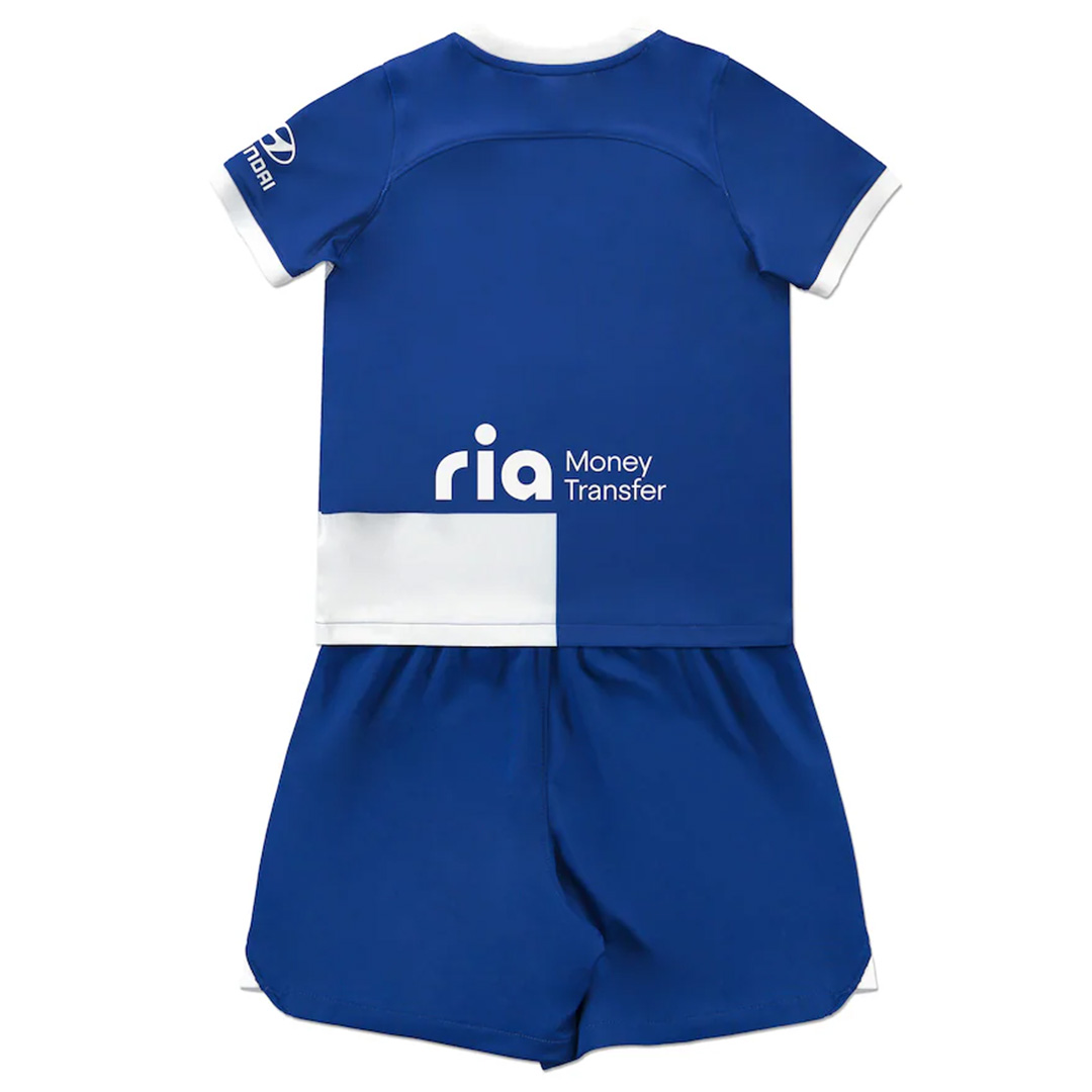 Kid's Atletico Madrid Away Jersey+Shorts 23/24 - Soccerfana
