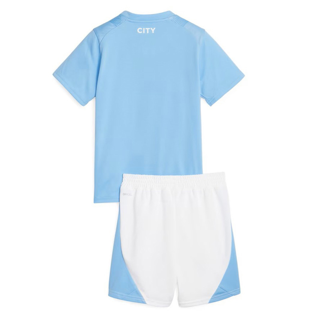 Kid's Manchester City Home Jersey+Shorts 23/24 - Soccerfana