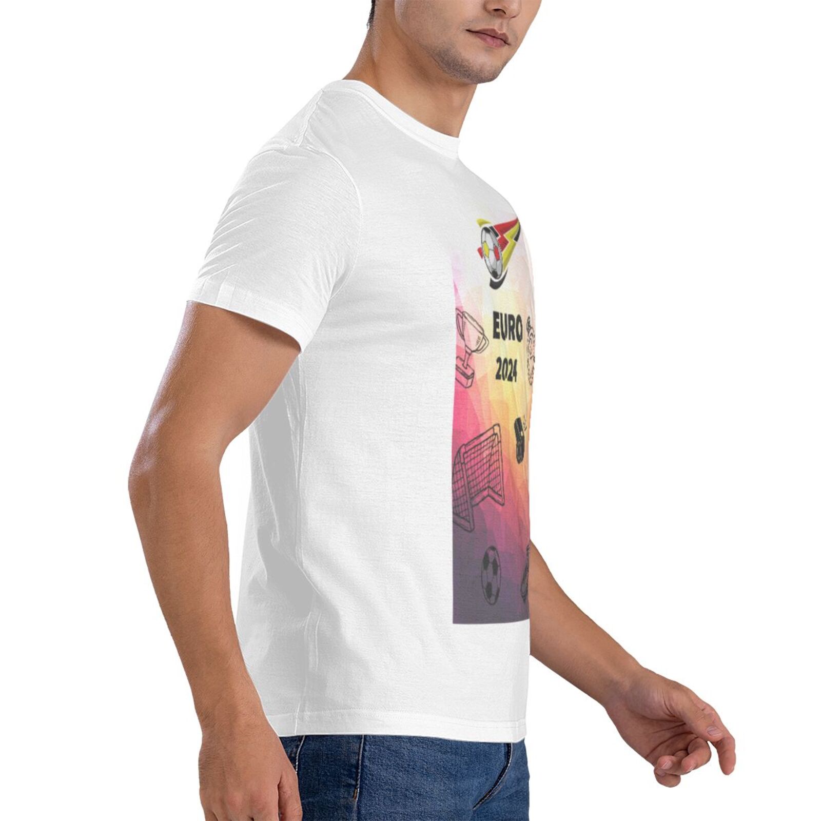 Men's Germany EURO 2024 Basic Short Sleeve T-Shirt BST1771 - Soccerfana