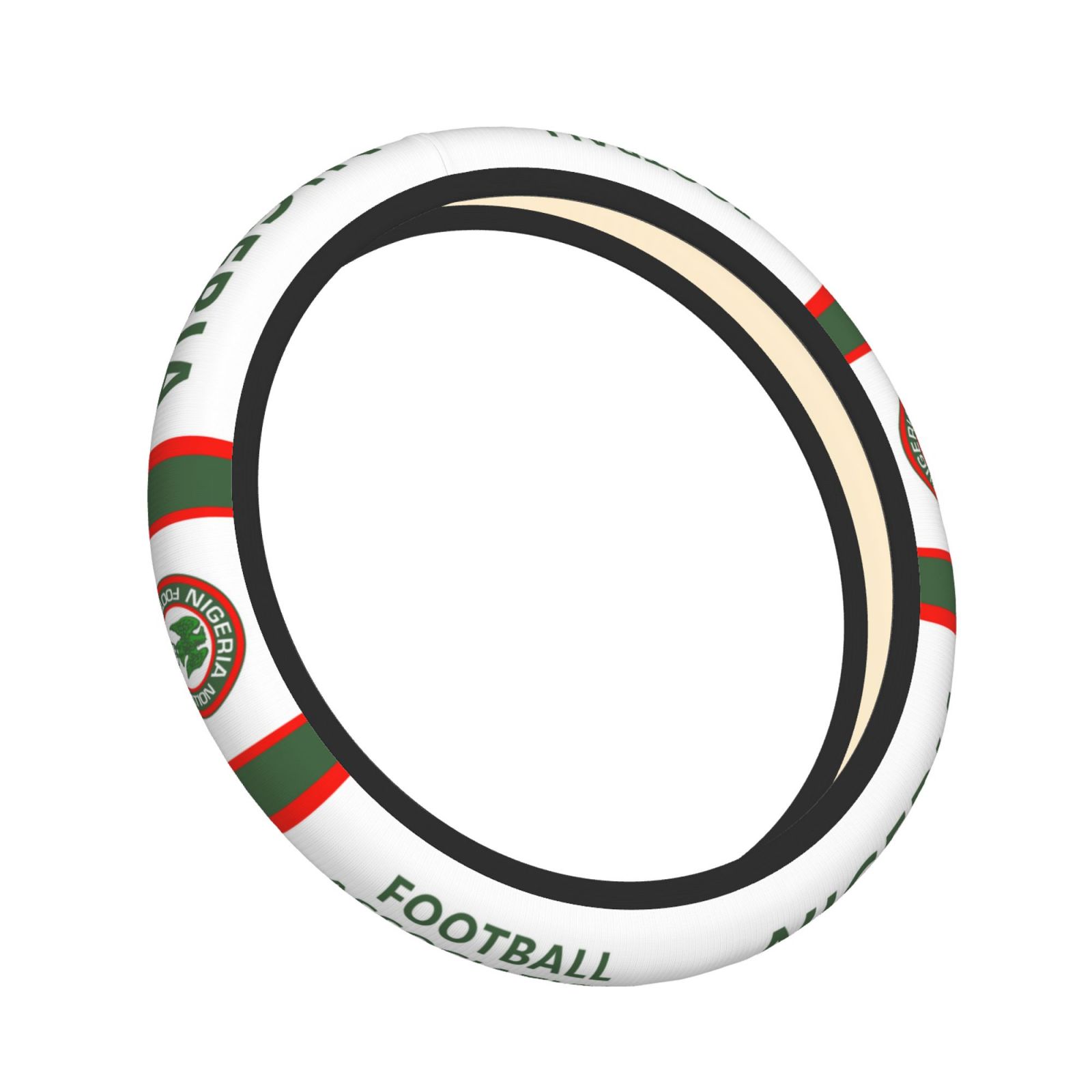 Nigeria Steering Wheel Cover ESW2425 - Soccerfana