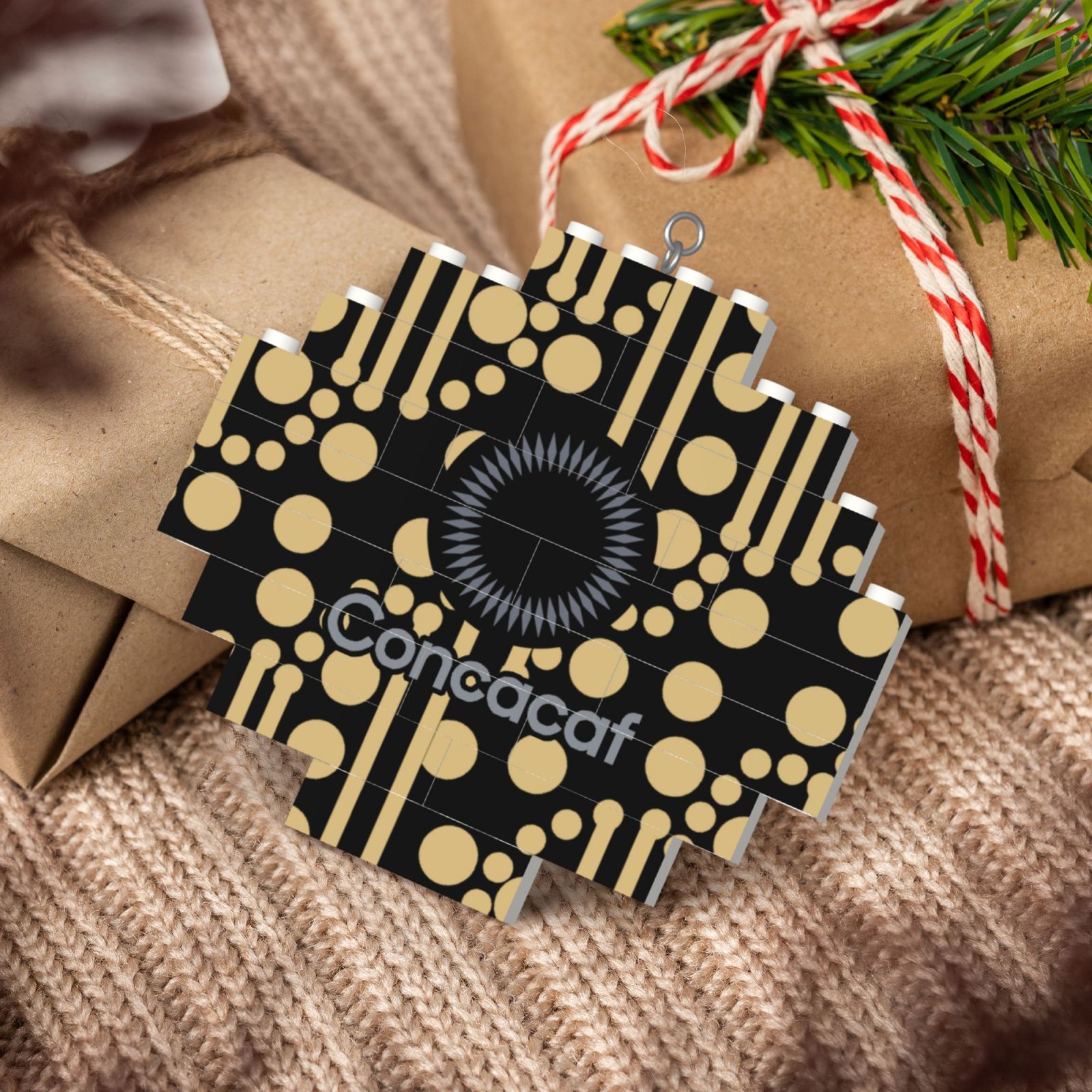 CONCACAF Building Block Puzzle Ornament BBP2003 - Soccerfana