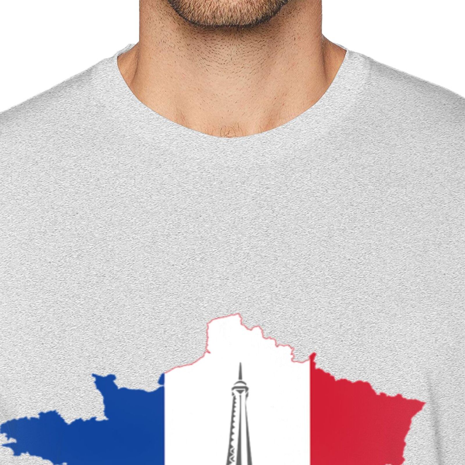Men's France EURO 2024 Basic Short Sleeve T-Shirt BST1772 - Soccerfana