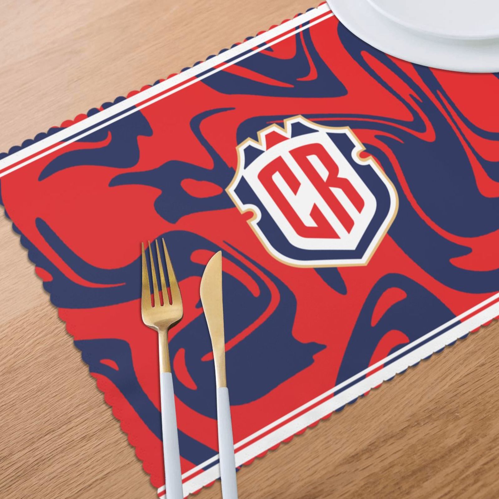 Costa Rica Placemat Set Of 6 PFD2276 - Soccerfana