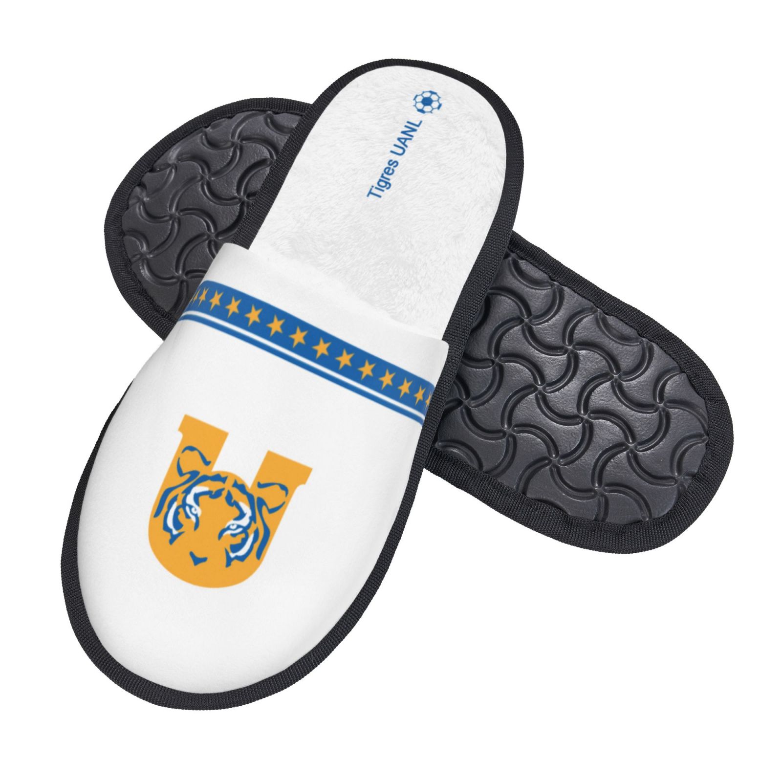 Tigres UANL Cotton Slippers FSP2359 - Soccerfana
