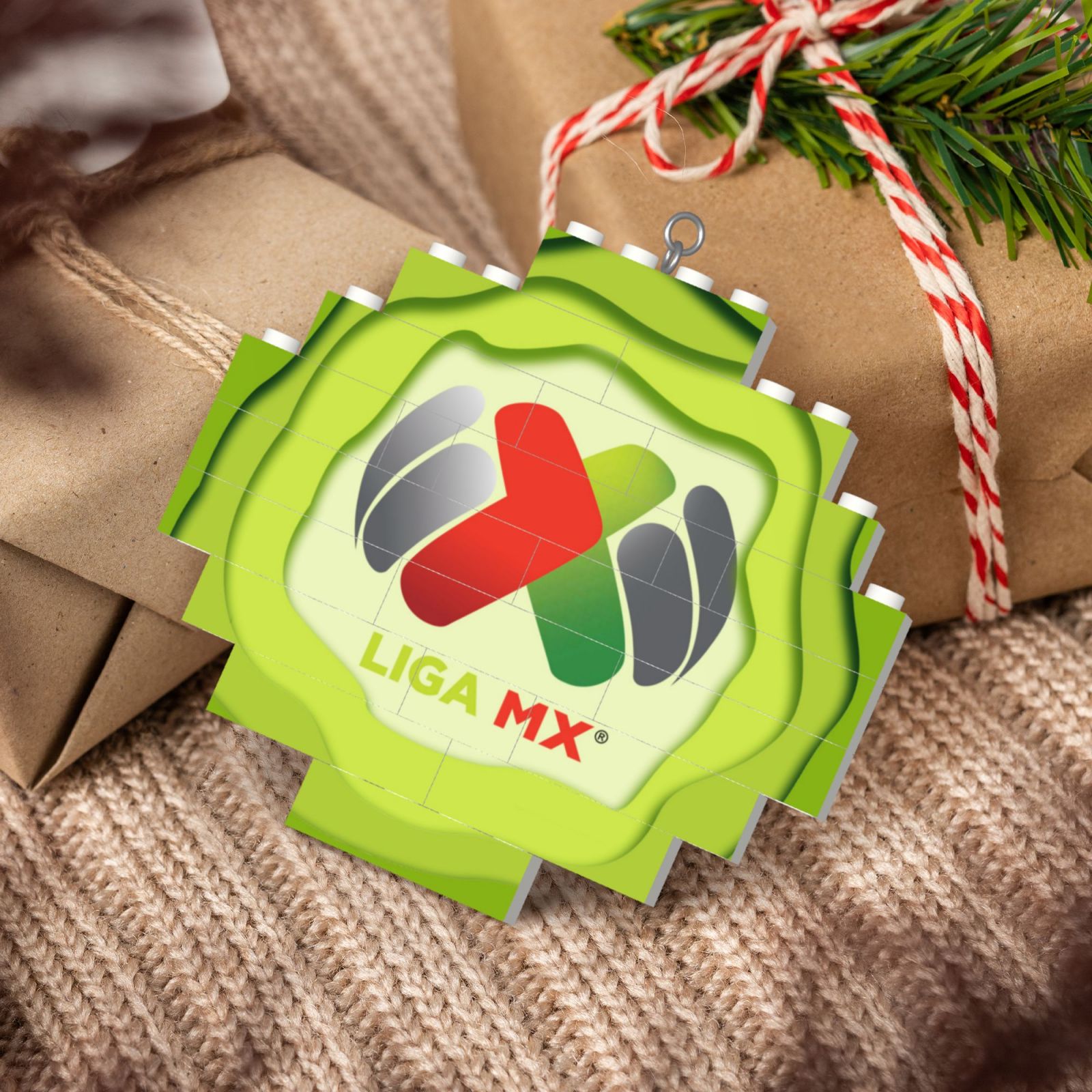 LIGA MX Building Block Puzzle Ornament BBP2199 - Soccerfana