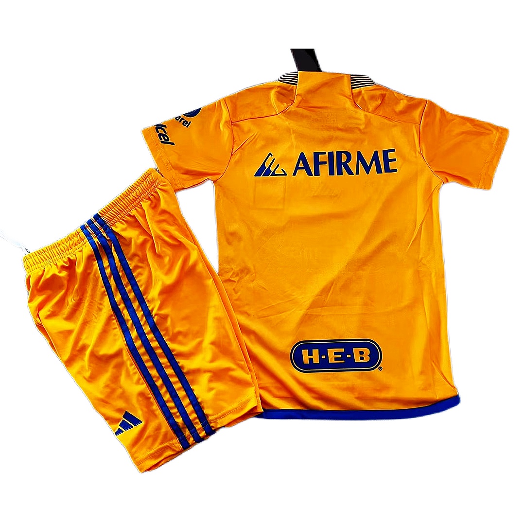 Kid's Tigres UANL Home Jersey+Shorts 23/24 - Soccerfana