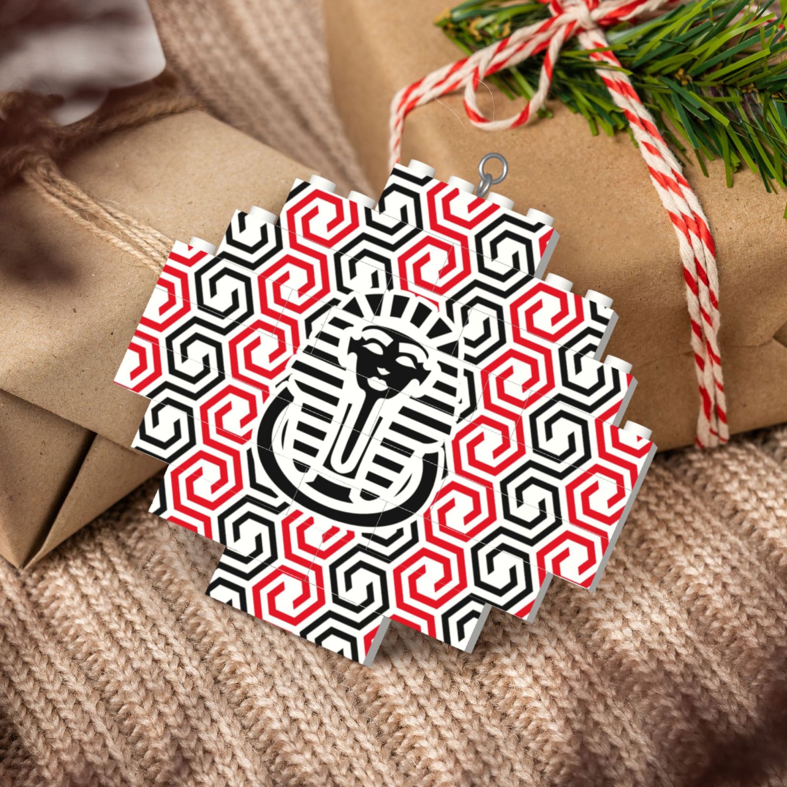 Egypt Building Block Puzzle Ornament BBP2009 - Soccerfana