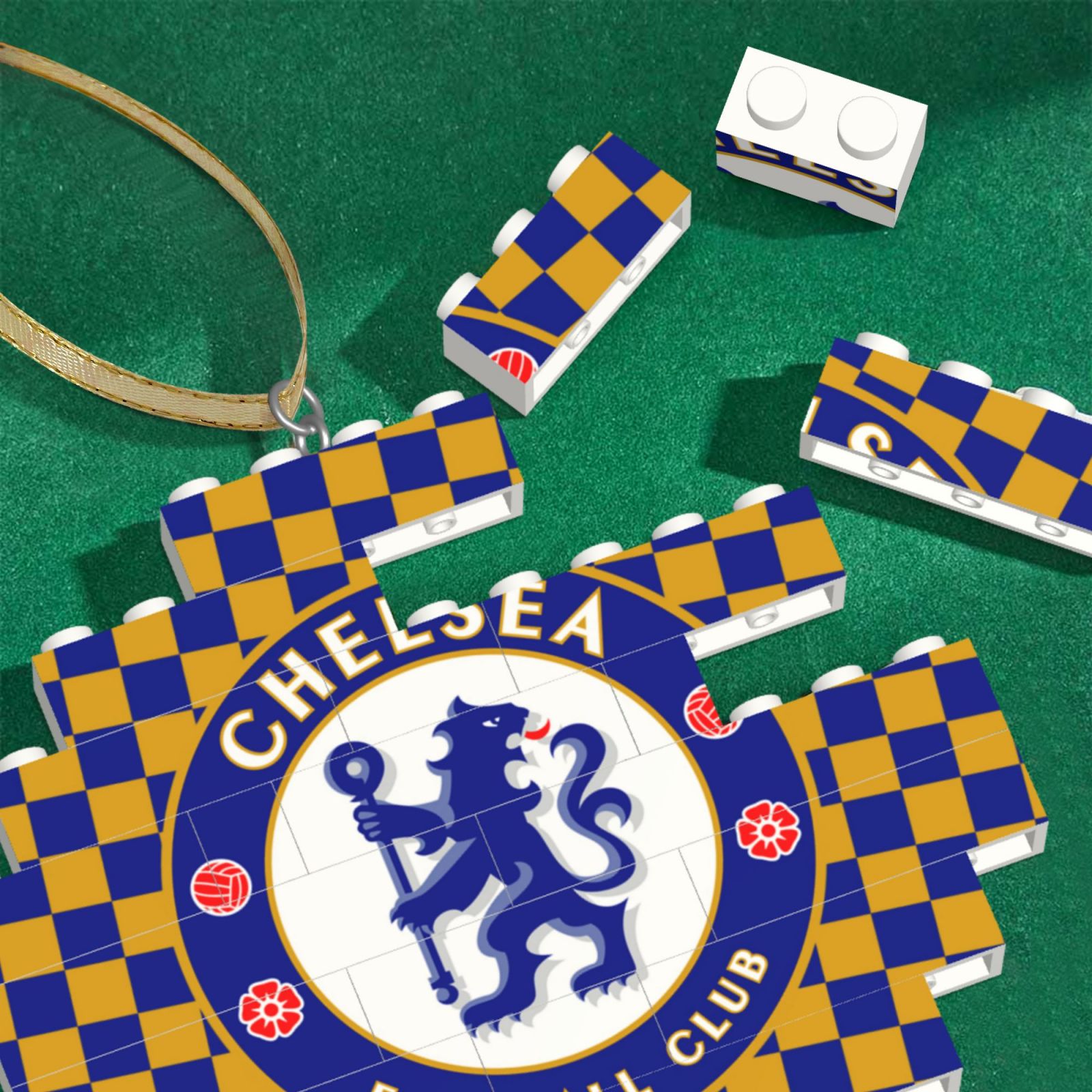 Chelsea Building Block Puzzle Ornament BBP2171 - Soccerfana