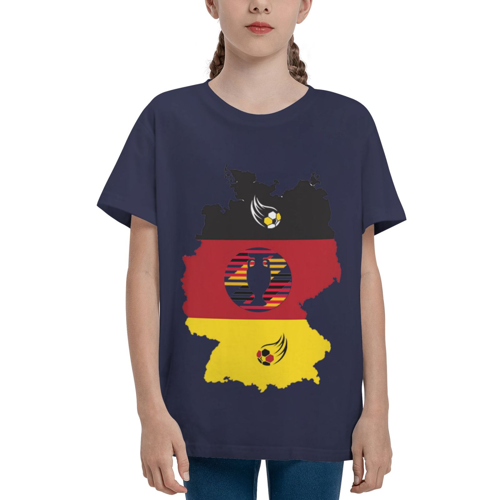 Kid's Germany EURO 2024 Teenage T-shirt TET1769 - Soccerfana