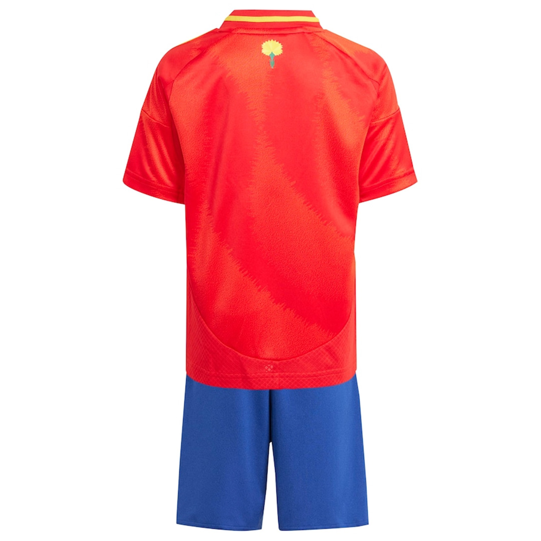 Kid's Spain Home Jersey+Shorts EURO 2024 - Soccerfana