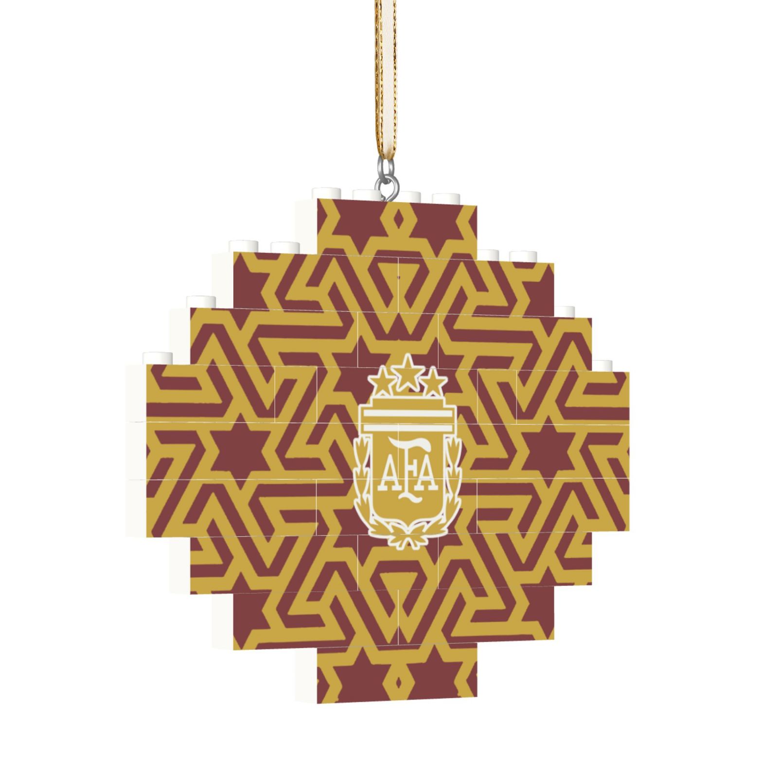 Argentina Building Block Puzzle Ornament BBP2005 - Soccerfana