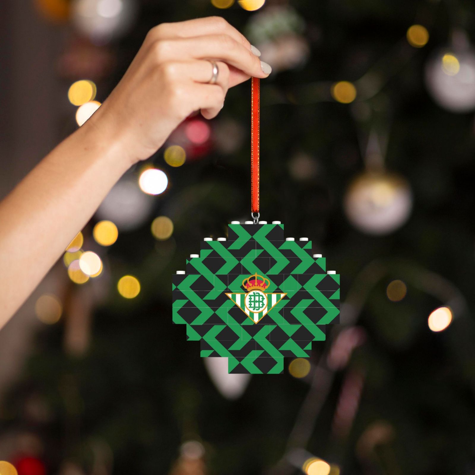 Real Betis Building Block Puzzle Ornament BBP2004 - Soccerfana