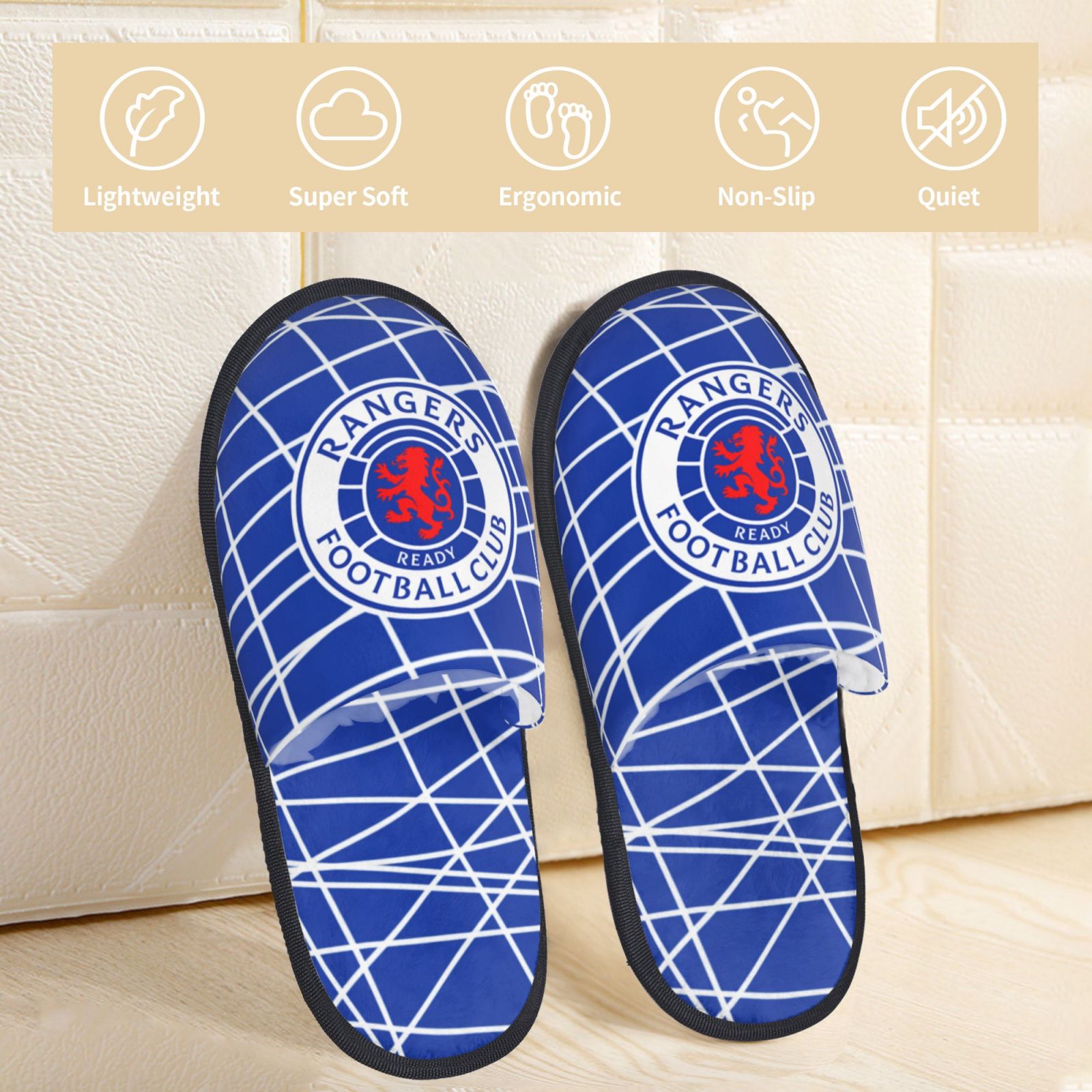 Rangers Cotton Slippers FSP2236 - Soccerfana