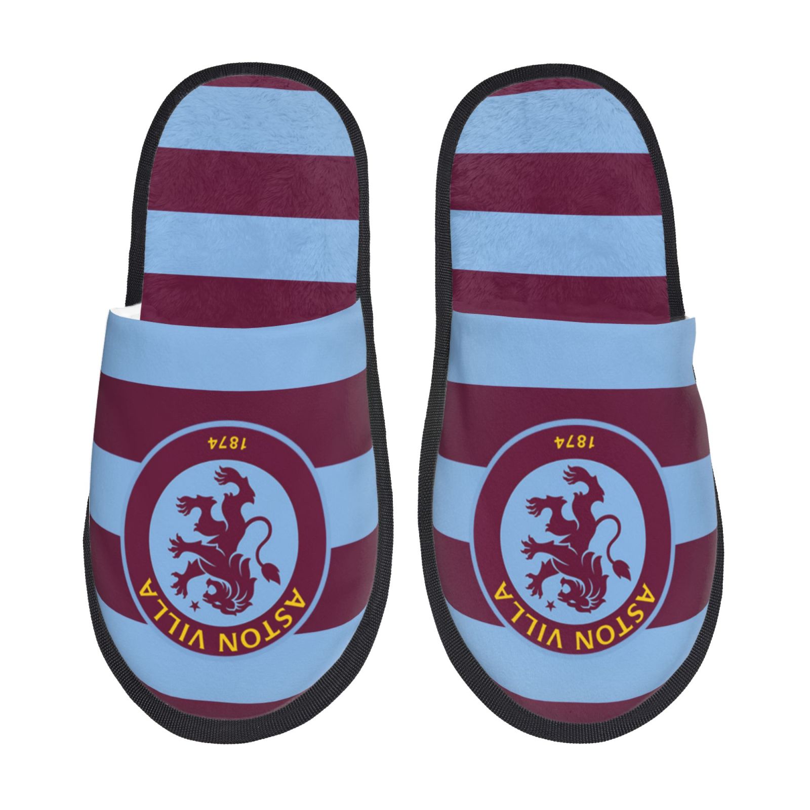 Aston Villa Cotton Slippers FSP2207 - Soccerfana