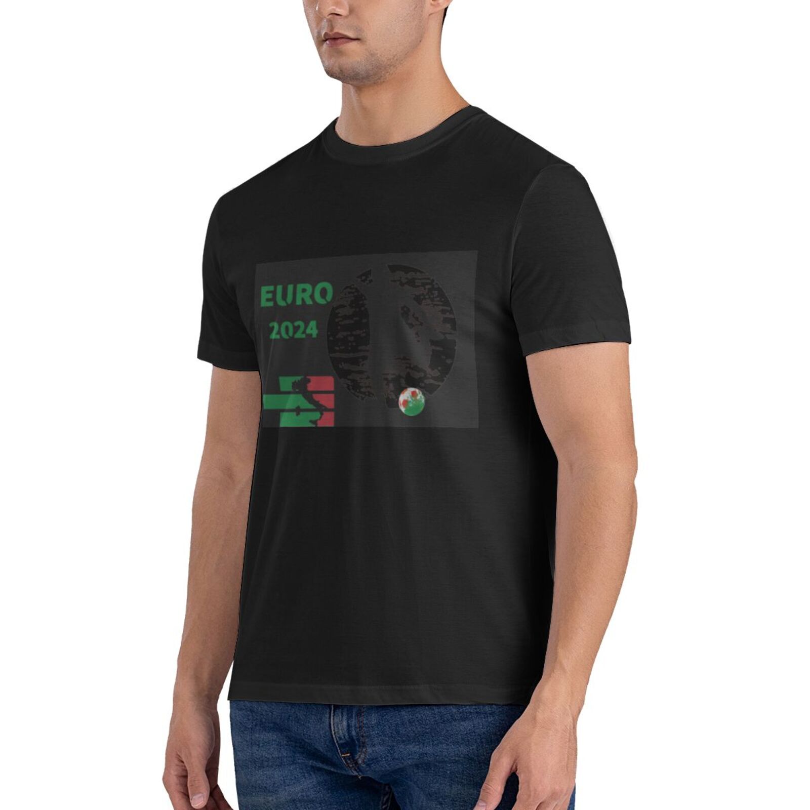 Men's Italy EURO 2024 Basic Short Sleeve T-Shirt BST1751 - Soccerfana