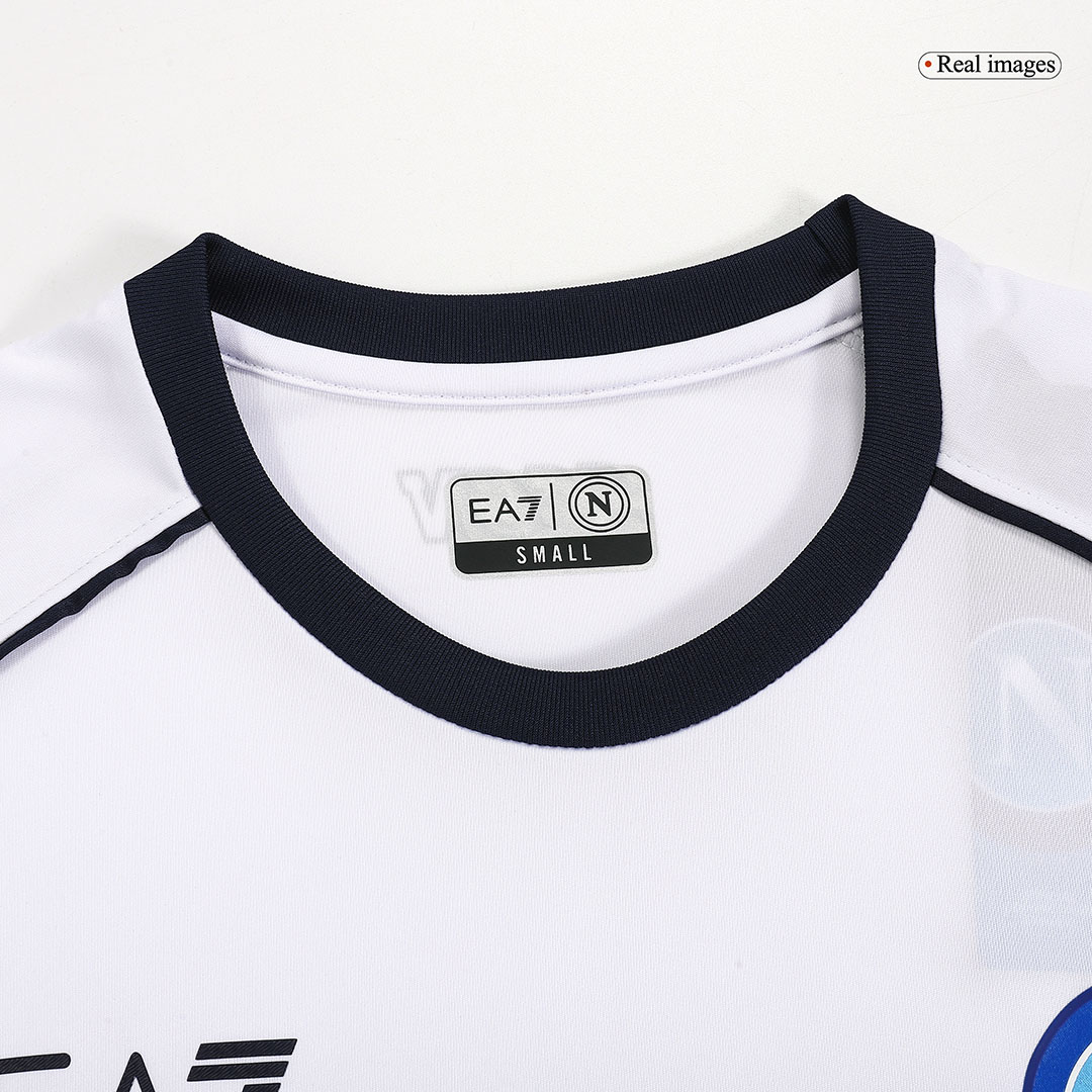 SSC Napoli White Pre-Match Jersey 23/24 - Soccerfana