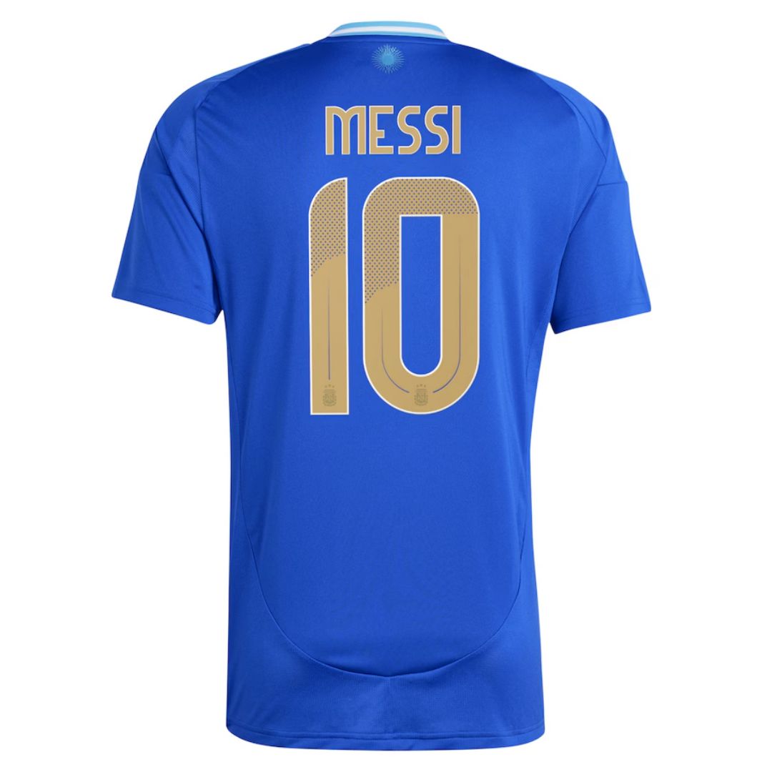 Lionel Messi #10 Argentina Away Jersey Copa America 2024 - Soccerfana